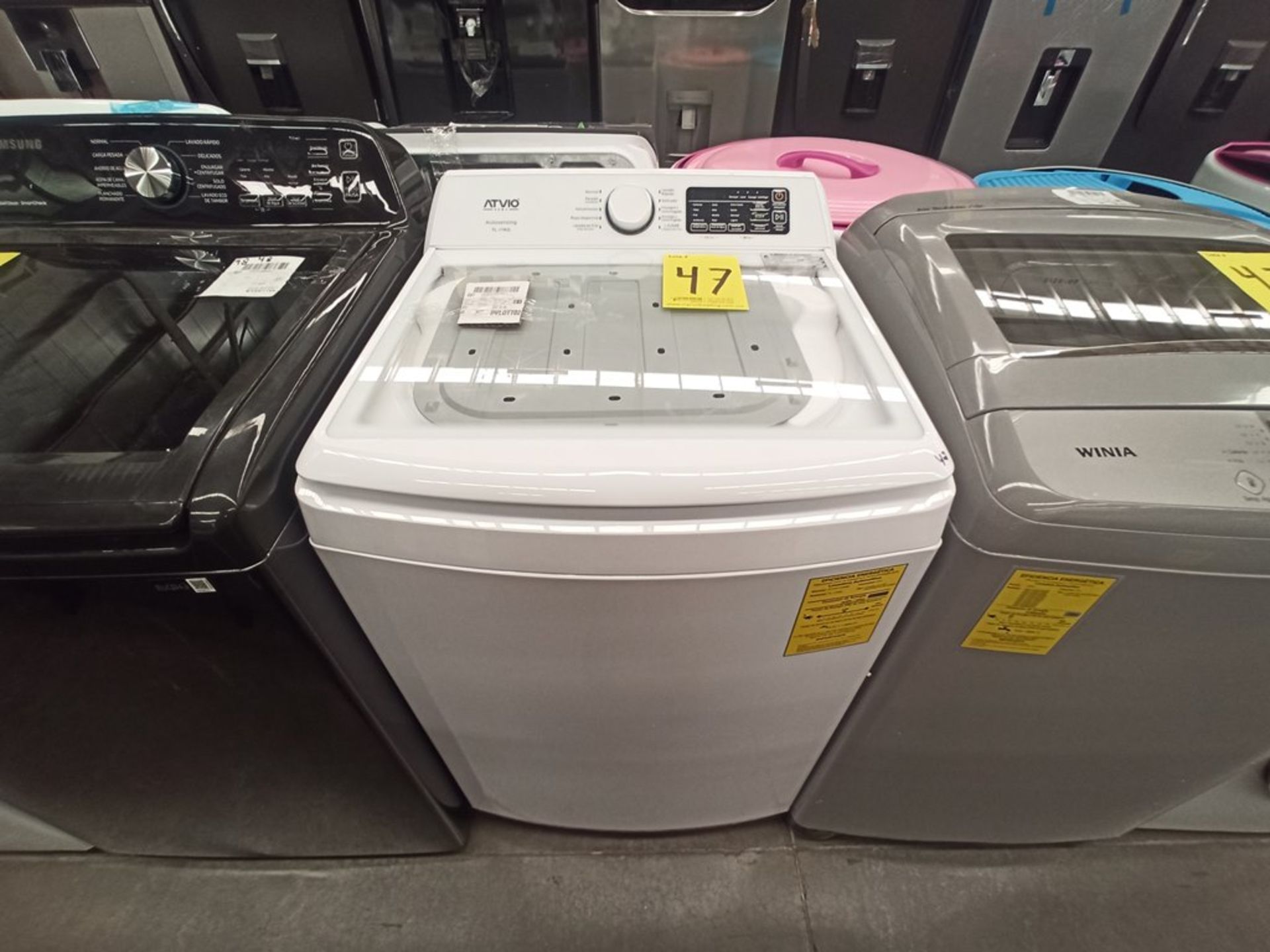 Lote de 2 Lavadoras contiene: 1 lavadora de 18 KG, Marca WINIA, Modelo DWFDG361AGG1, Serie 150174, - Image 6 of 10
