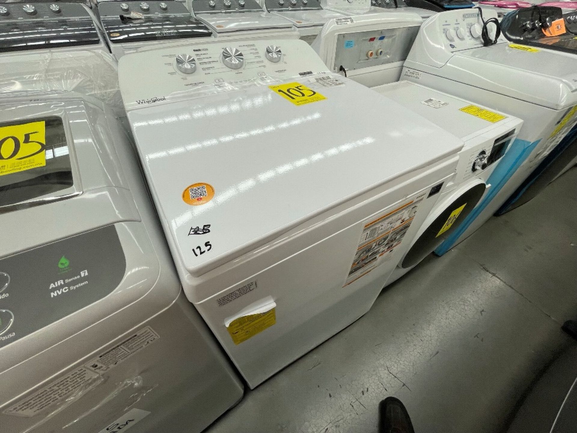 Lote de 2 Lavadoras contiene: 1 lavadora de 19 KG, Marca WINIA, Modelo WHF19F3YY2AH, Serie 801284, - Image 4 of 10