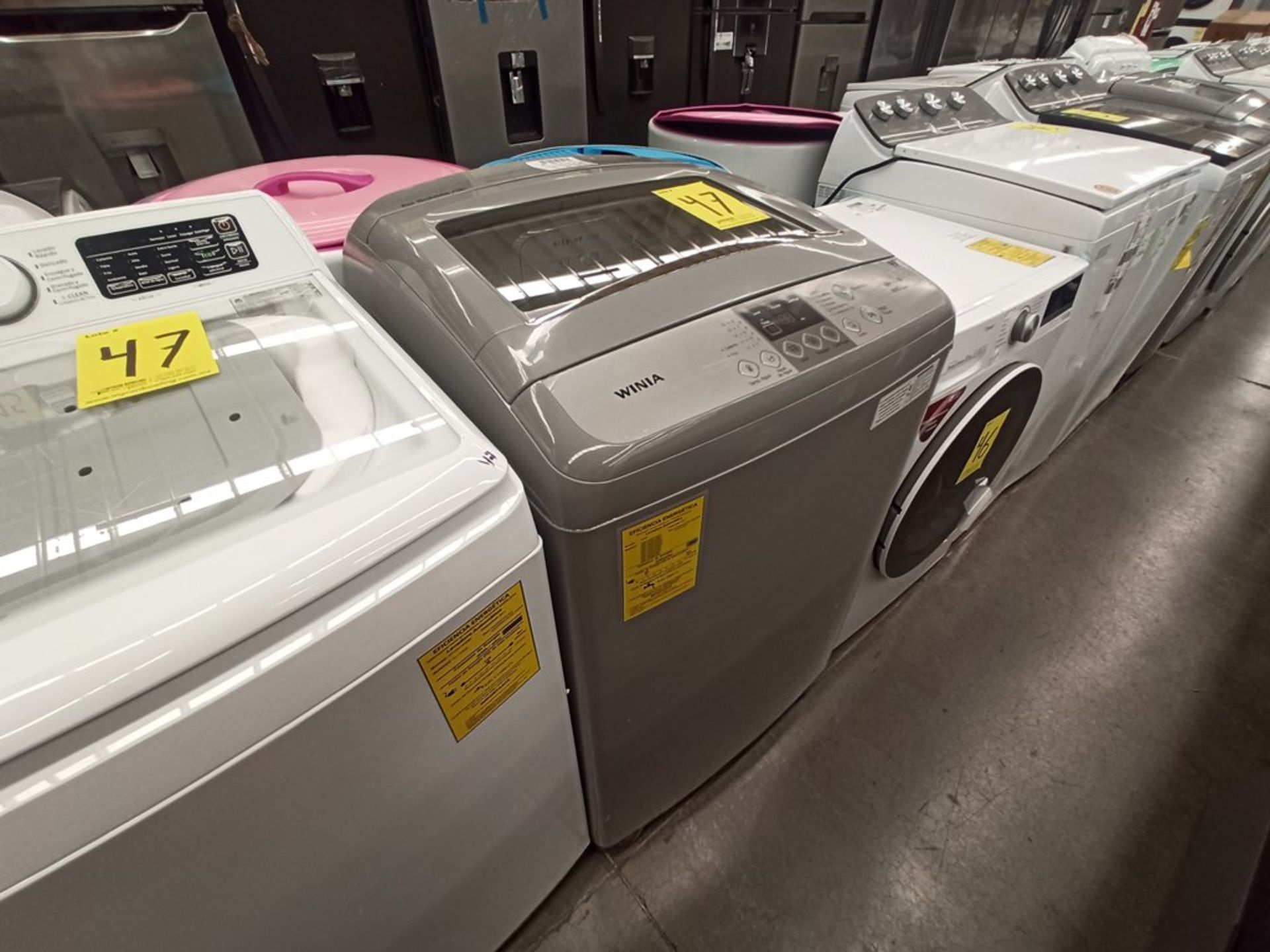 Lote de 2 Lavadoras contiene: 1 lavadora de 18 KG, Marca WINIA, Modelo DWFDG361AGG1, Serie 150174, - Image 3 of 10