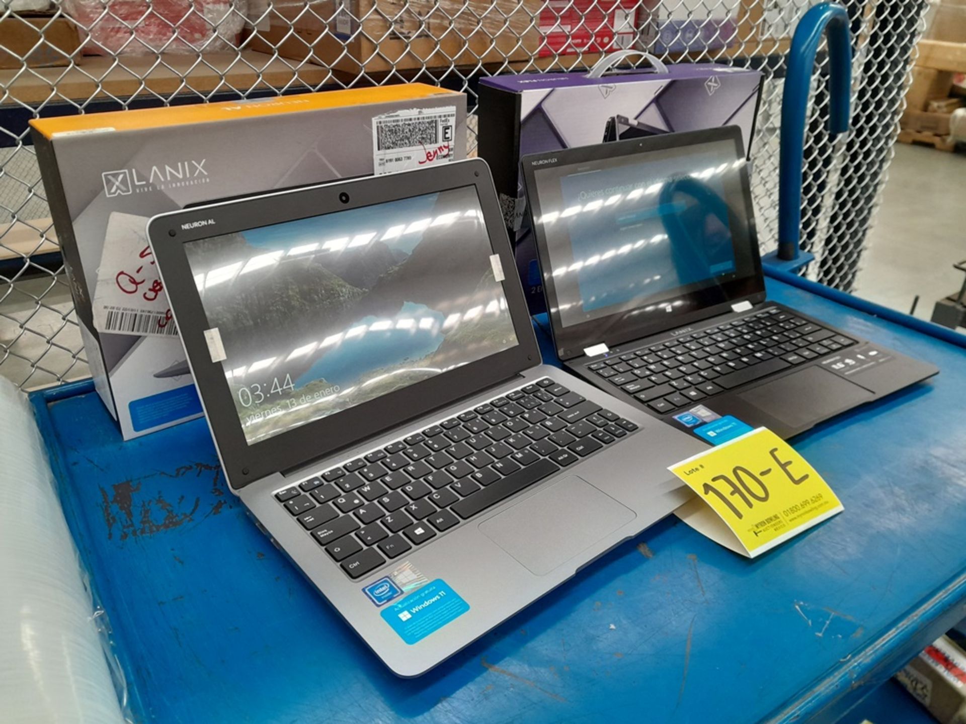Lote de 2 Laptops contiene: 1 Laptop Marca LANIX, Modelo NEURON AL, Serie ND, Procesador INTEL CELE - Image 8 of 16