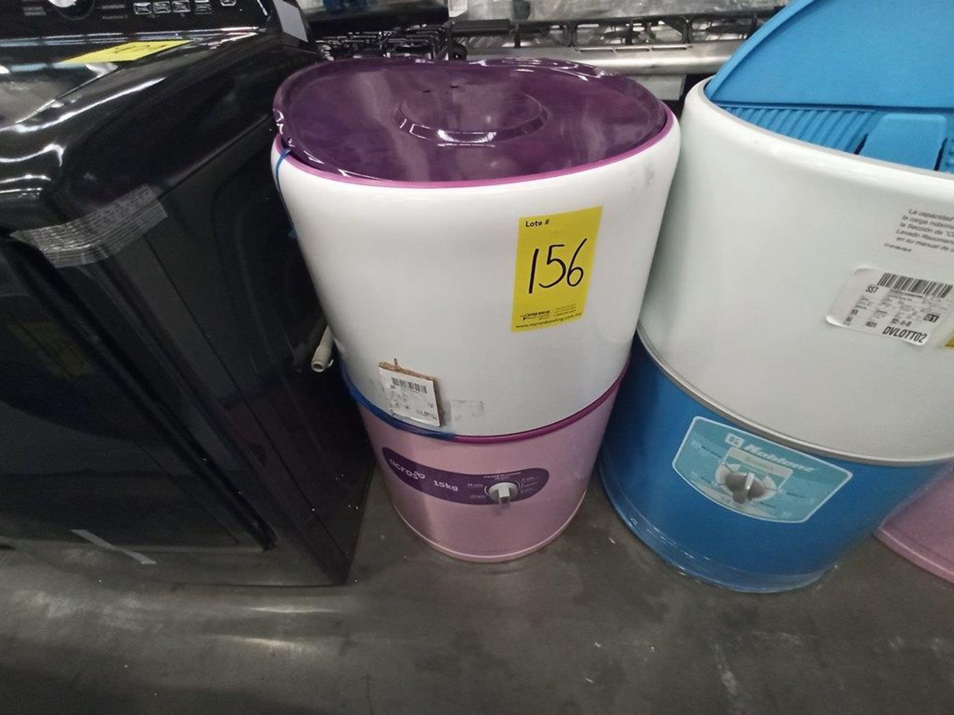 Lote de 3 Lavadoras contiene: 1 lavadora de 14 KG, Marca KOBLENZ, Modelo LRKW14D, Serie ND, Color A