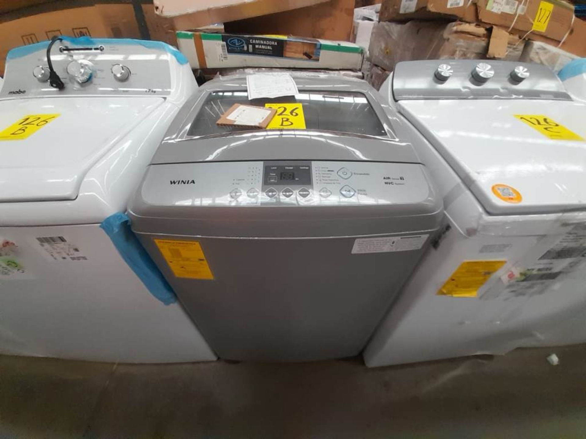 Lote de 2 Lavadoras contiene: 1 lavadora de 18 KG, Marca WINIA, Modelo DWFDG361AGG1, Serie 242155, - Image 2 of 11
