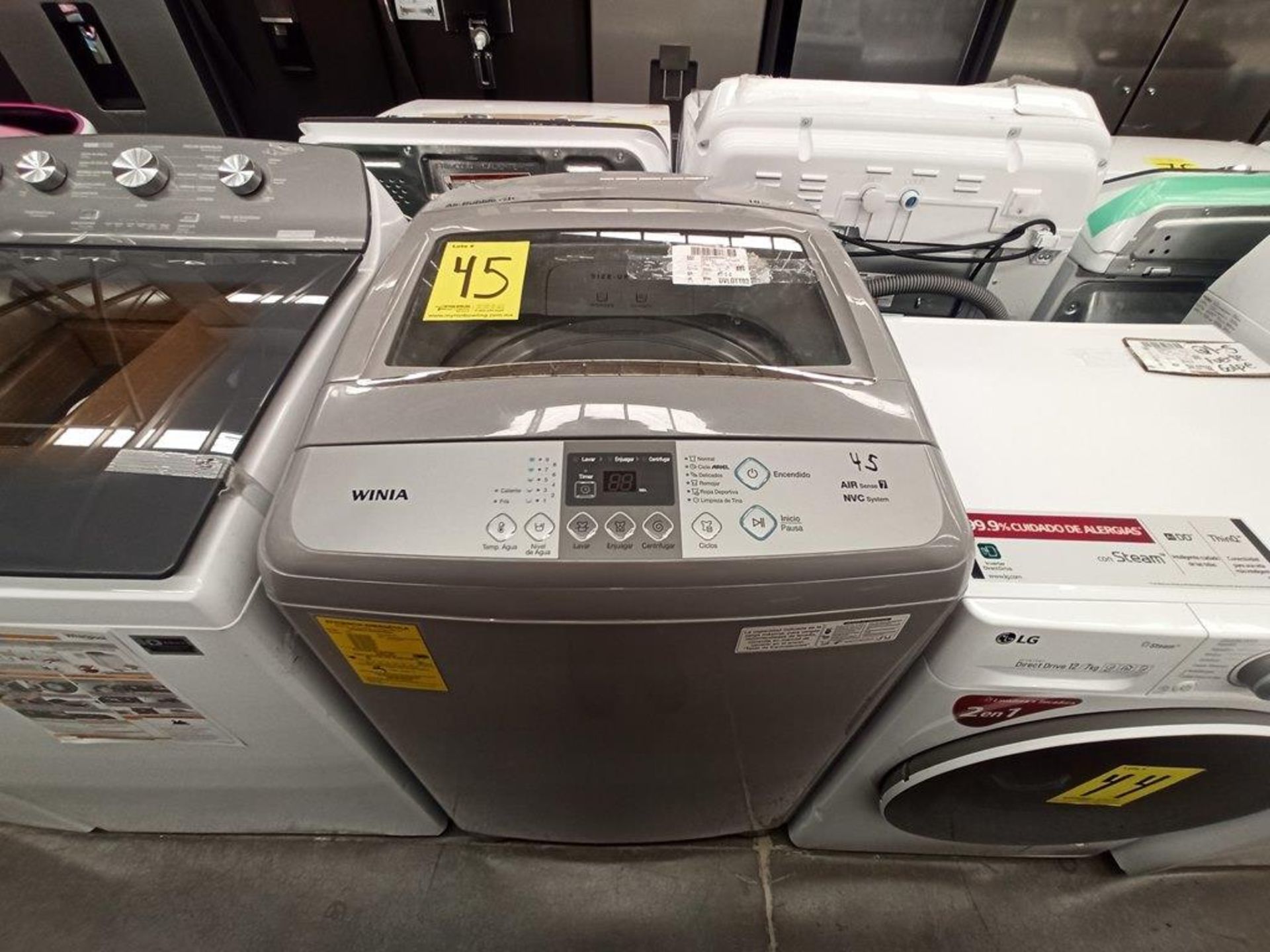 Lote de 2 Lavadoras contiene: 1 lavadora de 22 KG, Marca WHIRPOOL, Modelo 8MWTW2224WJM0, Serie HLB4