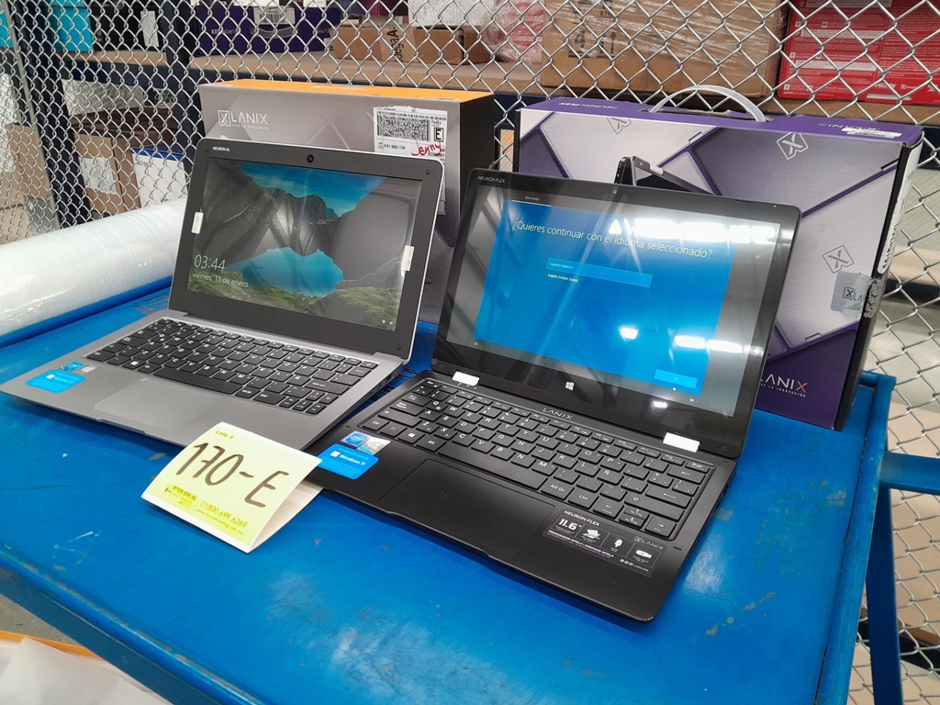 Lote de 2 Laptops contiene: 1 Laptop Marca LANIX, Modelo NEURON AL, Serie ND, Procesador INTEL CELE - Image 10 of 16