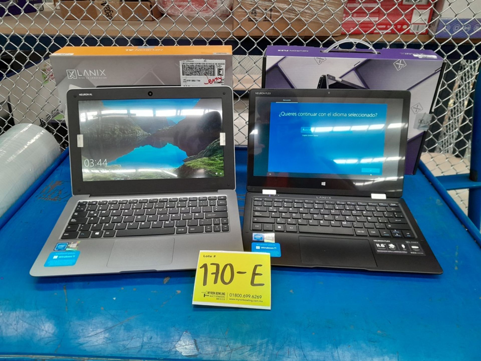 Lote de 2 Laptops contiene: 1 Laptop Marca LANIX, Modelo NEURON AL, Serie ND, Procesador INTEL CELE - Image 3 of 16