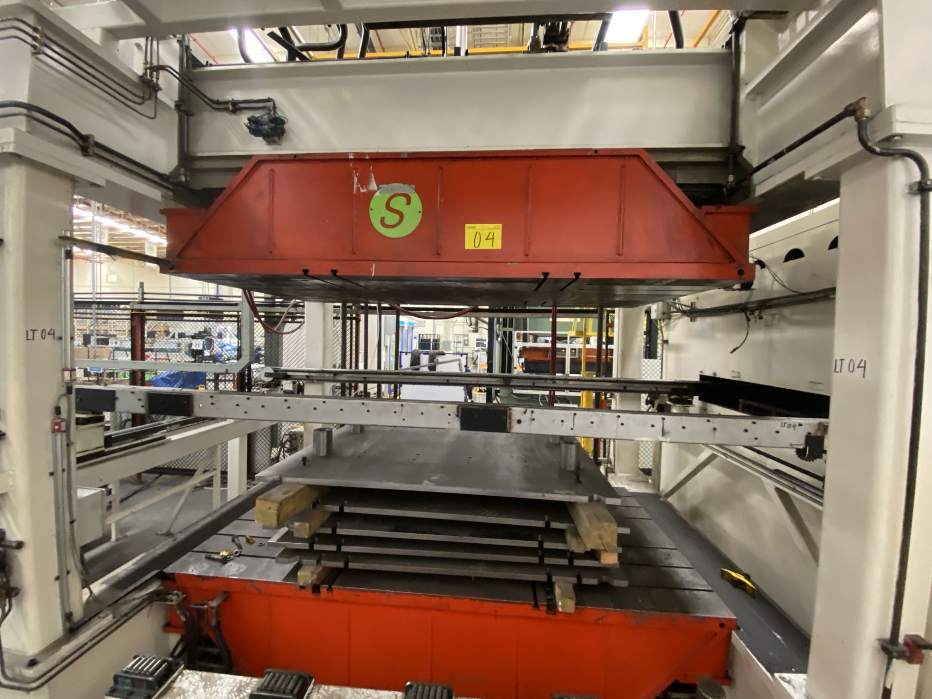 Konal Hydraulic Press, Model ND, ND Series, Closing capacity 100 tons, platen size 1.83 x 3.35 m - Image 11 of 60