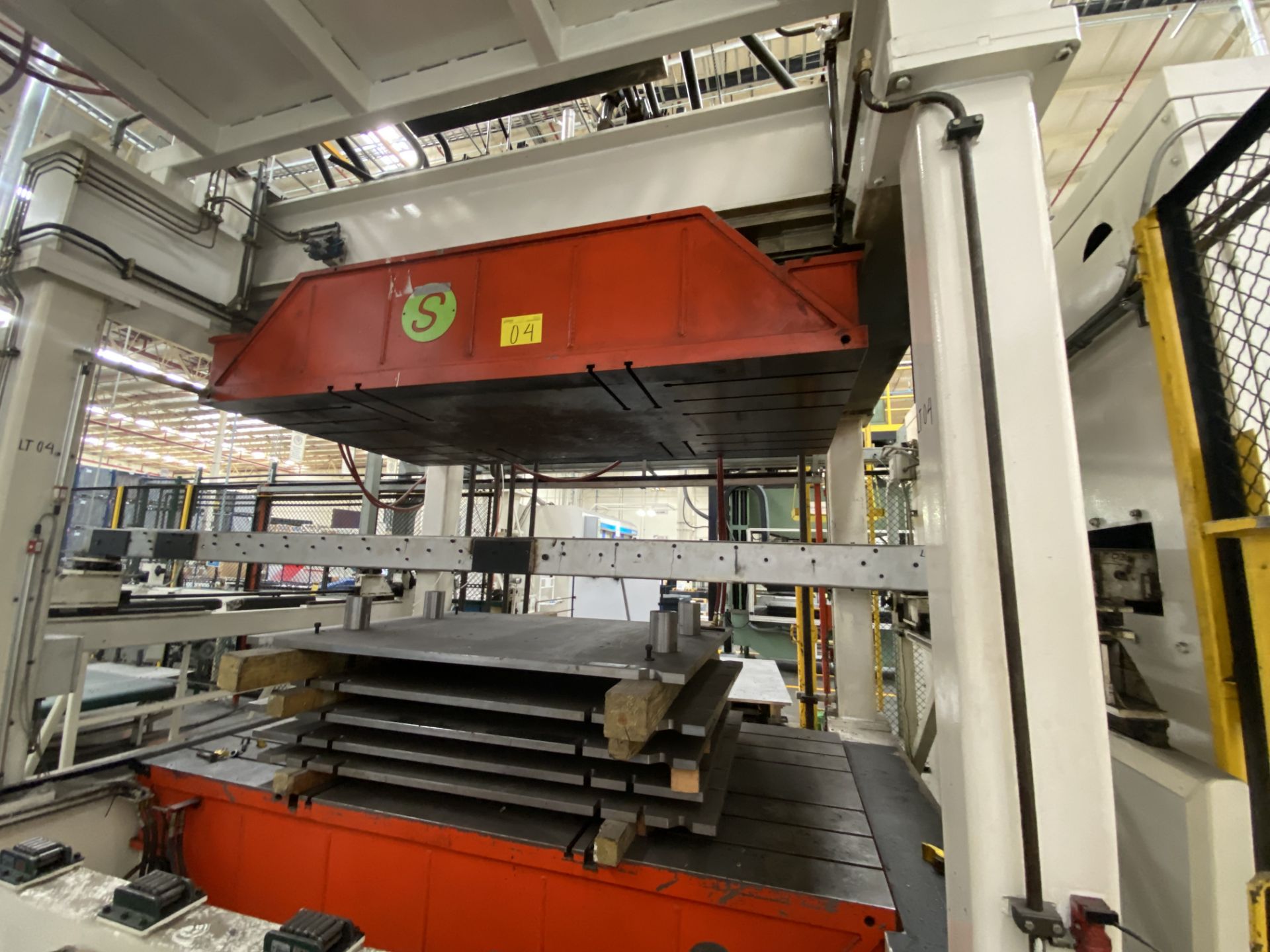 Konal Hydraulic Press, Model ND, ND Series, Closing capacity 100 tons, platen size 1.83 x 3.35 m - Image 4 of 60