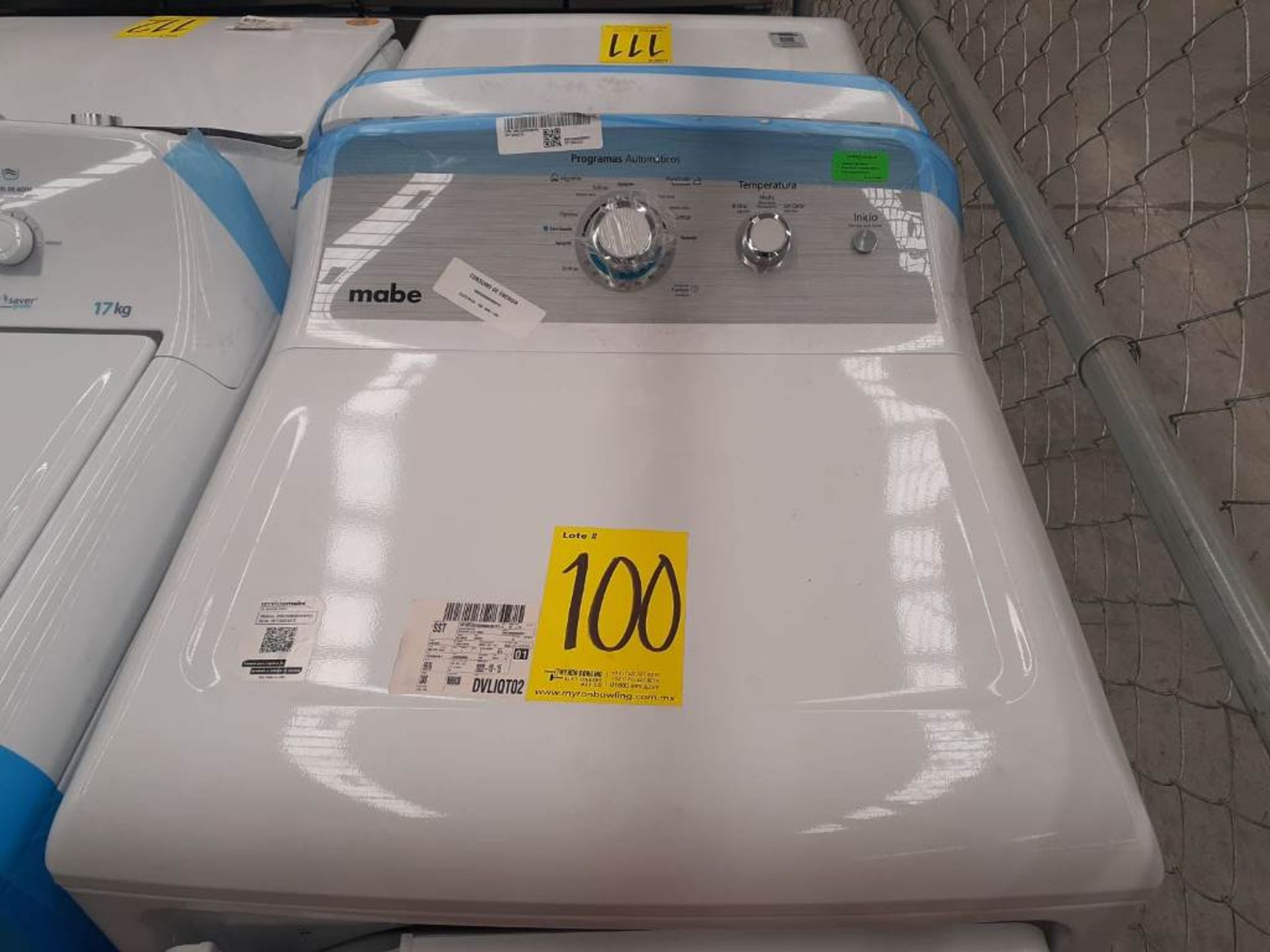 (Equipo nuevo) Lote de lavadora y secadora contiene: 1 Lavadora de 17 KG Marca EASY, Modelo LEA7711 - Image 4 of 7