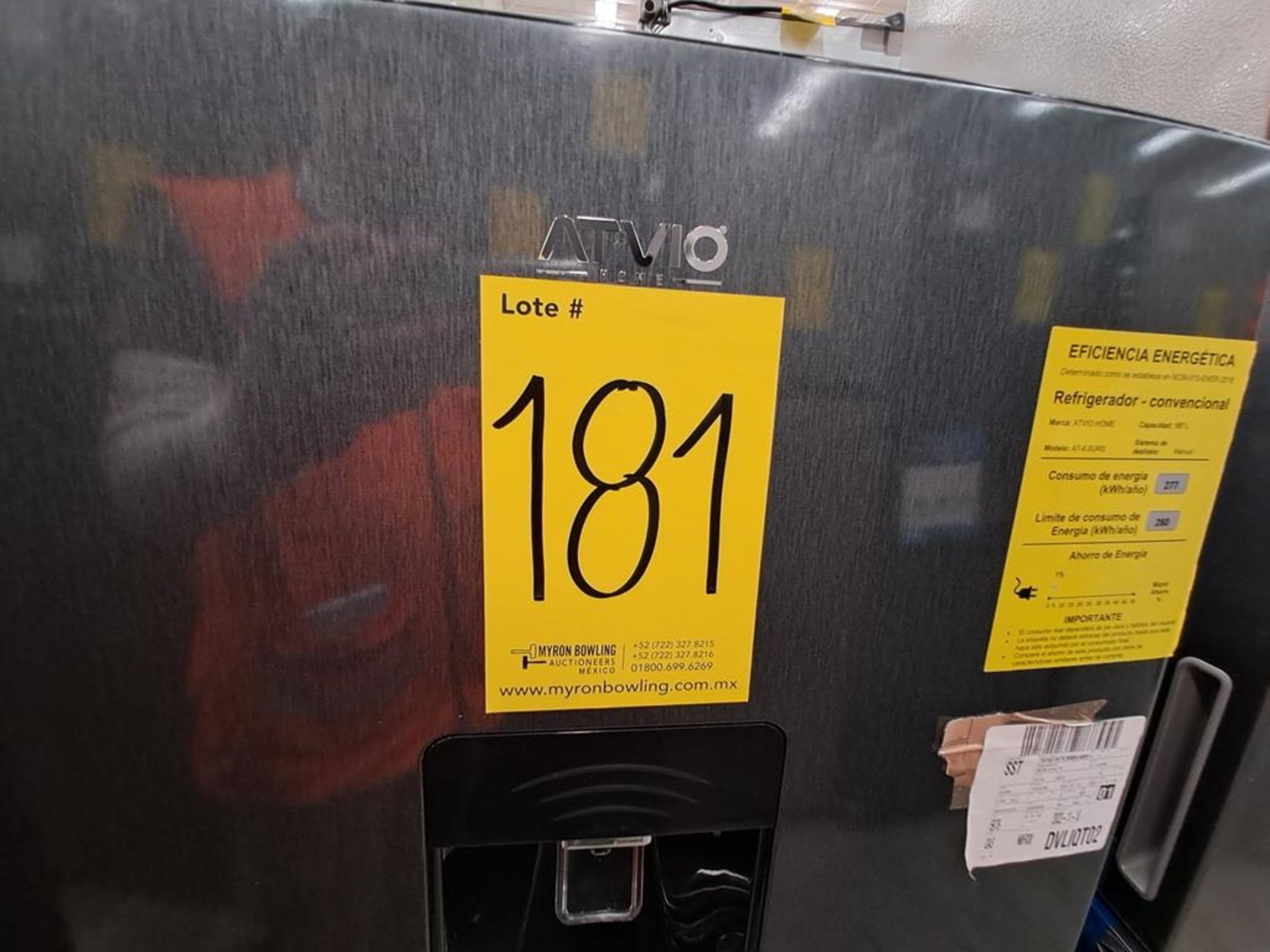 (Equipo nuevo) Lote de 2 refrigeradores contiene: 1 refrigerador con dispensador de agua Marca MABE - Image 9 of 9