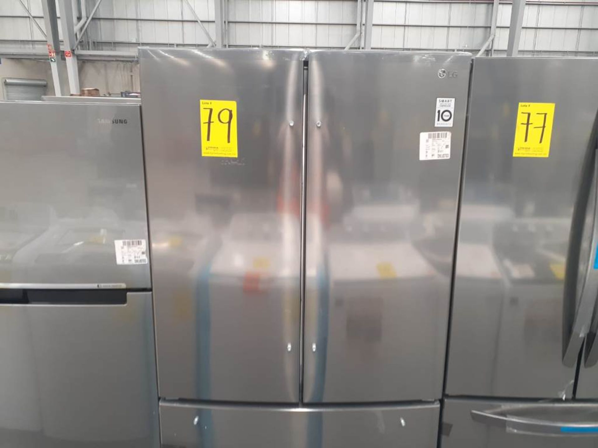 (Equipo nuevo) 1 Refrigerador Marca LG, Modelo GM29BP, Serie V1X073, Color GRIS;(Nuevo, excelente e