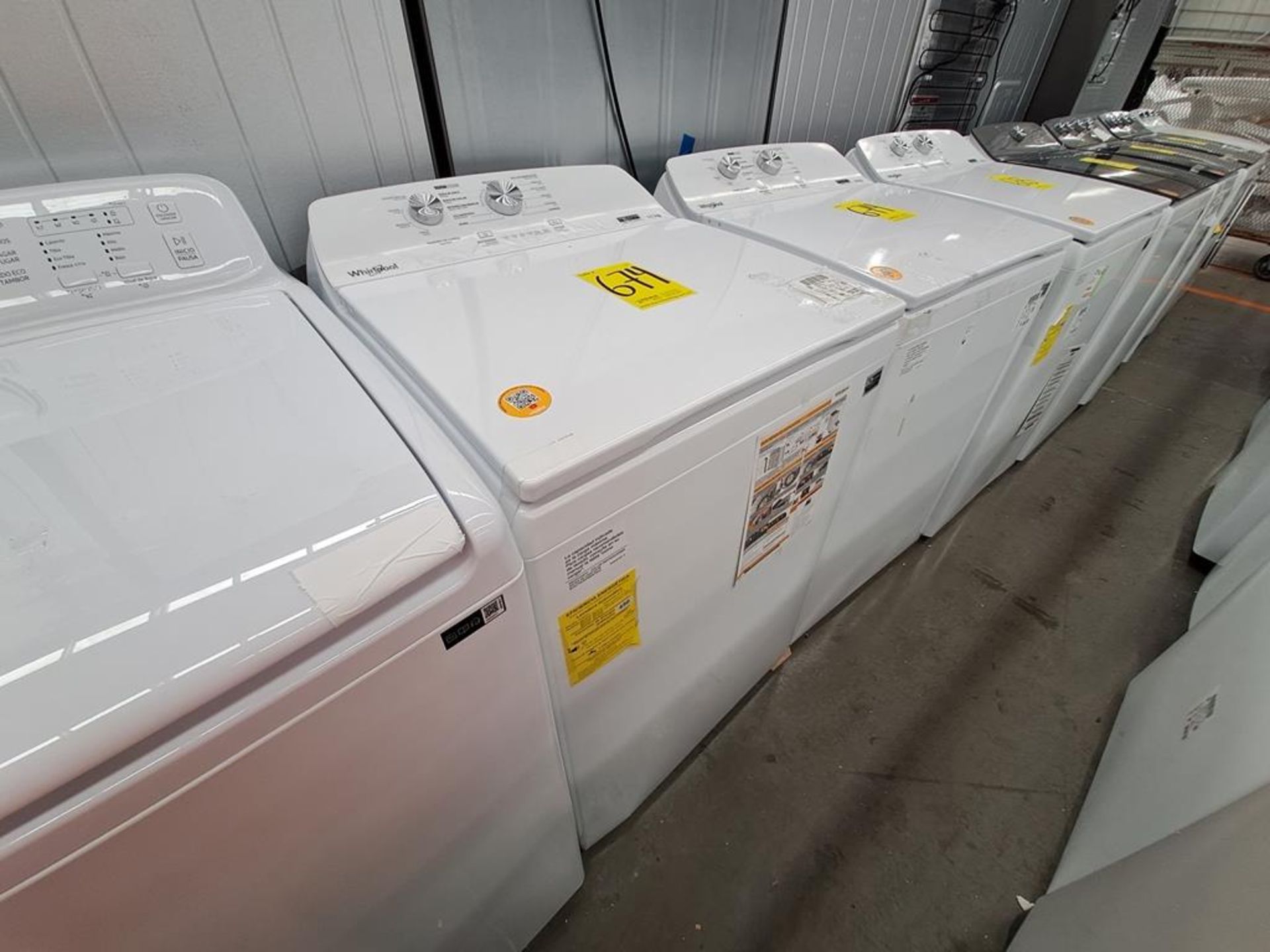 Lote de 2 lavadoras contiene: 1 Lavadora de 16 KG Marca WHIRPOOL, Modelo 8MWTW1612MJQ0, Serie HLA44 - Image 4 of 8