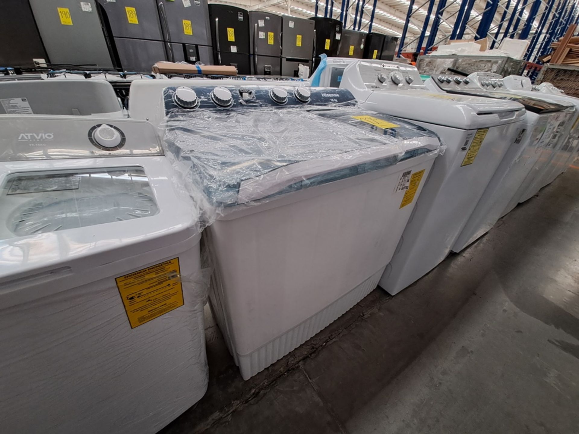 Lote de 2 lavadoras contiene: 1 Lavadora de 18 KG Marca MABE, Modelo LMA78113CDAB00, Serie 2212S514 - Image 7 of 10