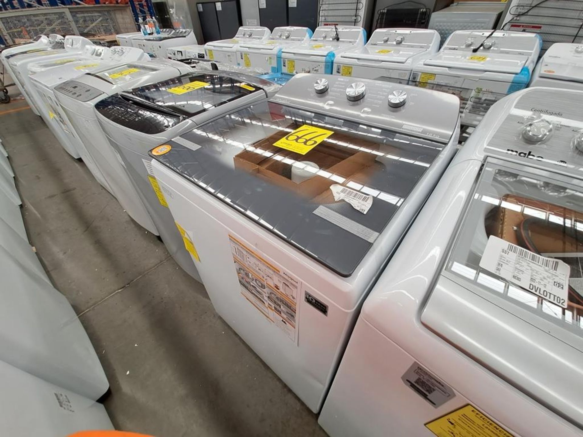 Lote de 2 lavadoras contiene: 1 Lavadora de 18 KG Marca LG, Modelo WT18DS8P, Serie ND, Color GRIS; - Image 3 of 8