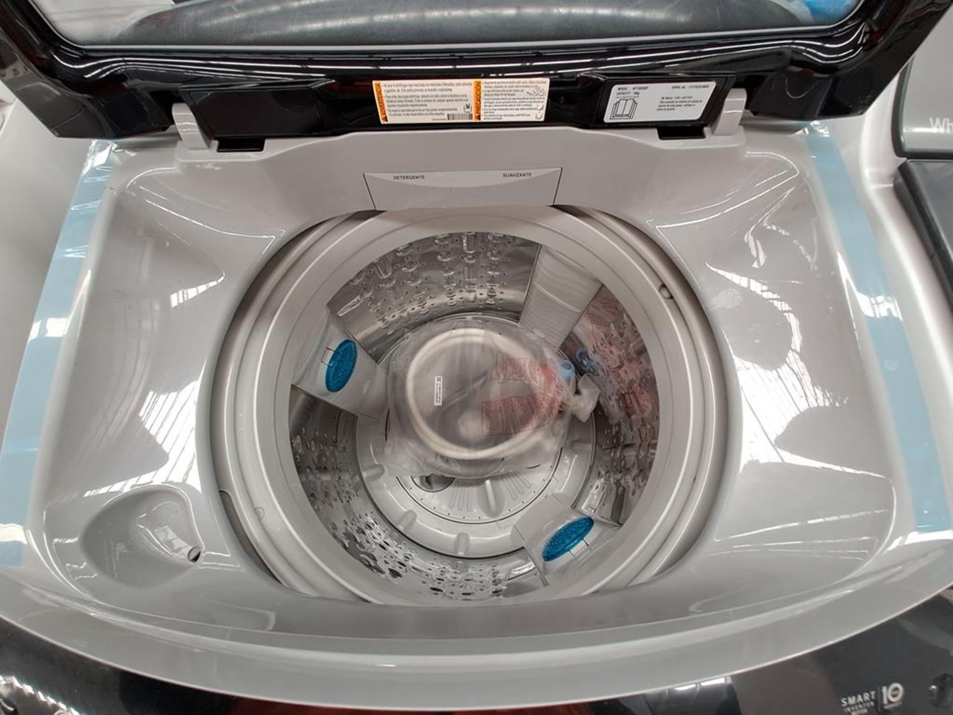 Lote de 2 lavadoras contiene: 1 Lavadora de 18 KG Marca LG, Modelo WT18DS8P, Serie ND, Color GRIS; - Image 6 of 8