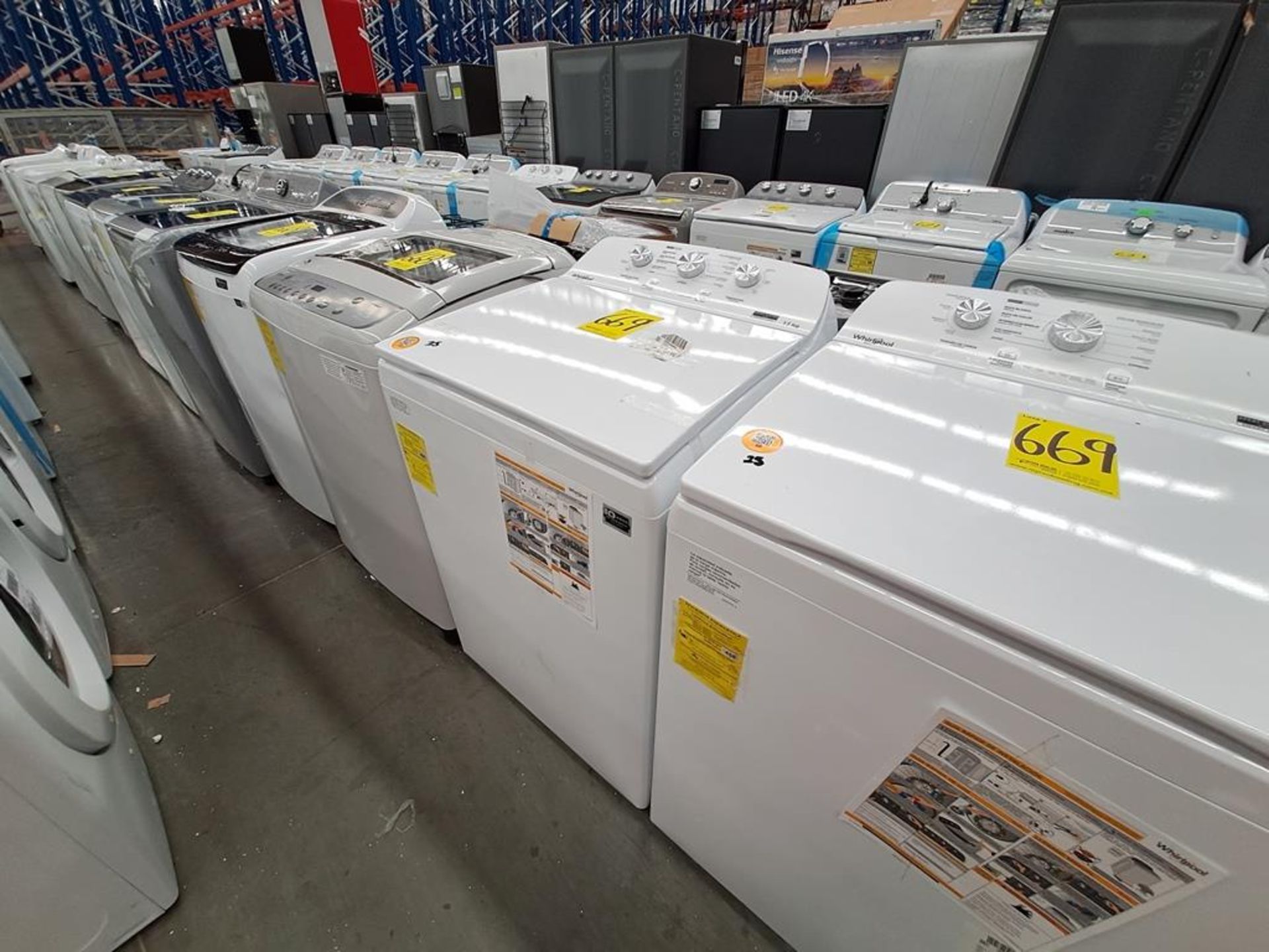 Lote de 2 lavadoras contiene: 1 Lavadora de 17 KG Marca WHIRLPOOL, Modelo 8MWTW1713WMJQ0, Serie HLB - Image 2 of 7