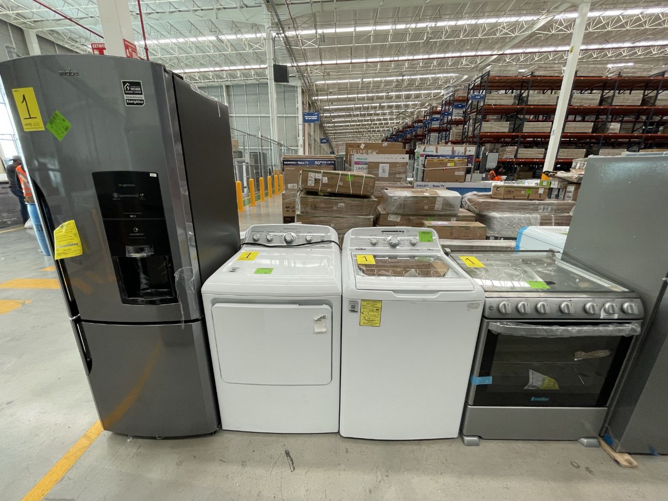 Returns & Exchange Auction -Refrigerators, Freezers, Cooktops, Ovens, Stovetops, Furniture, Mattresses, Washers & Dryers Guadalajara - Monterrey