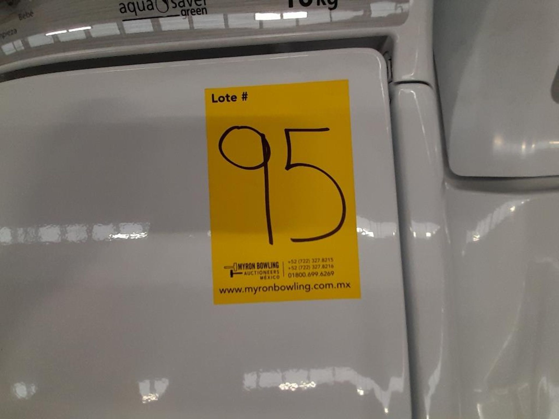 Lote de Lavadora y Secadora contiene: 1 lavadora de 16 KG Marca MABE, Modelo LMA76112CBAB02, Serie - Image 5 of 5