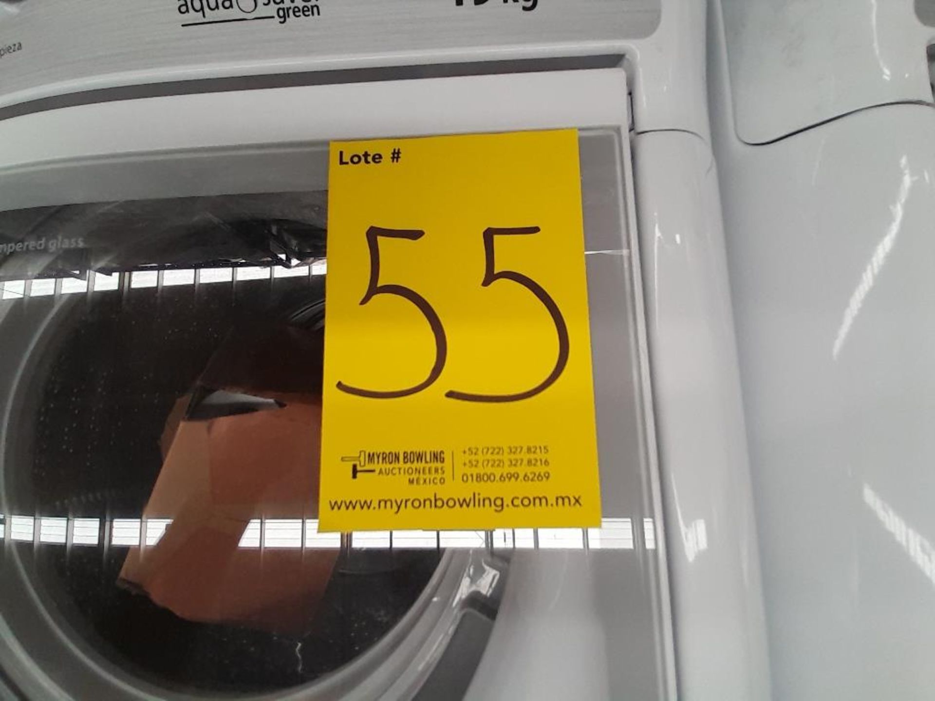 Lote de 2 lavadoras contiene: 1 lavadora de 19 KG Marca MABE, Modelo LMA79113VBAB03, Serie S86362, - Image 6 of 6