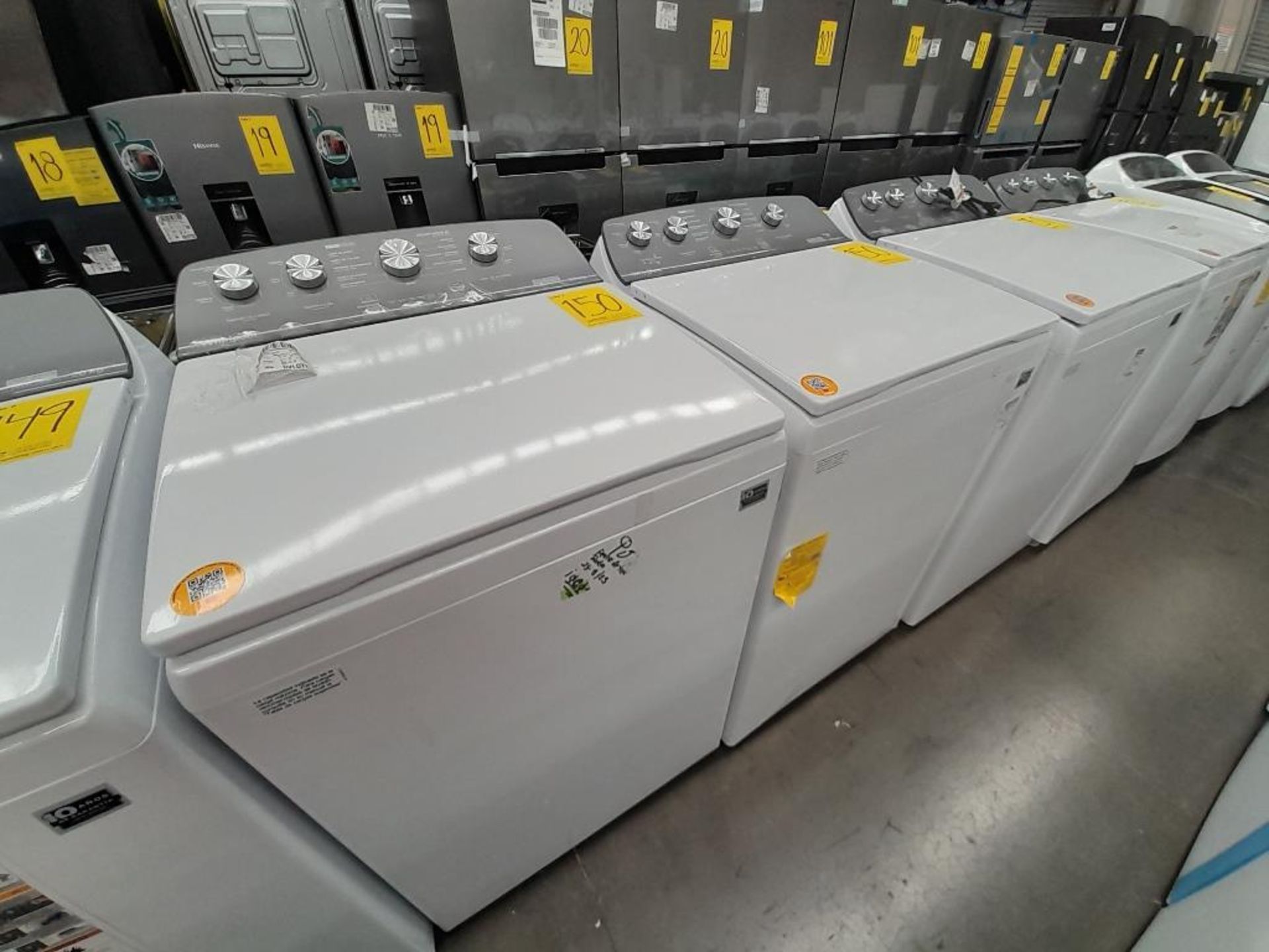 Lote de 2 lavadoras contiene: 1 lavadora de 20 KG Marca WHIRLPOOL, Modelo 8MWTW2024MJM0, Serie HLB3 - Image 3 of 6