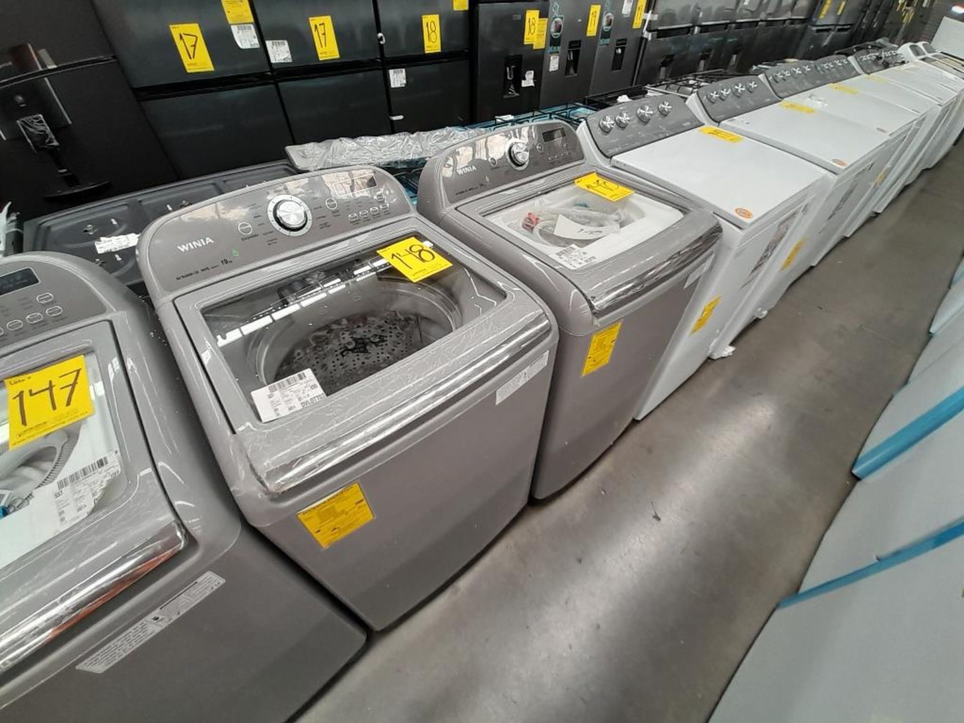 Lote de 2 lavadoras contiene: 1 lavadora de 19 KG Marca WINIA, Modelo DG1B386CWW1, Serie ND, Color - Image 3 of 6