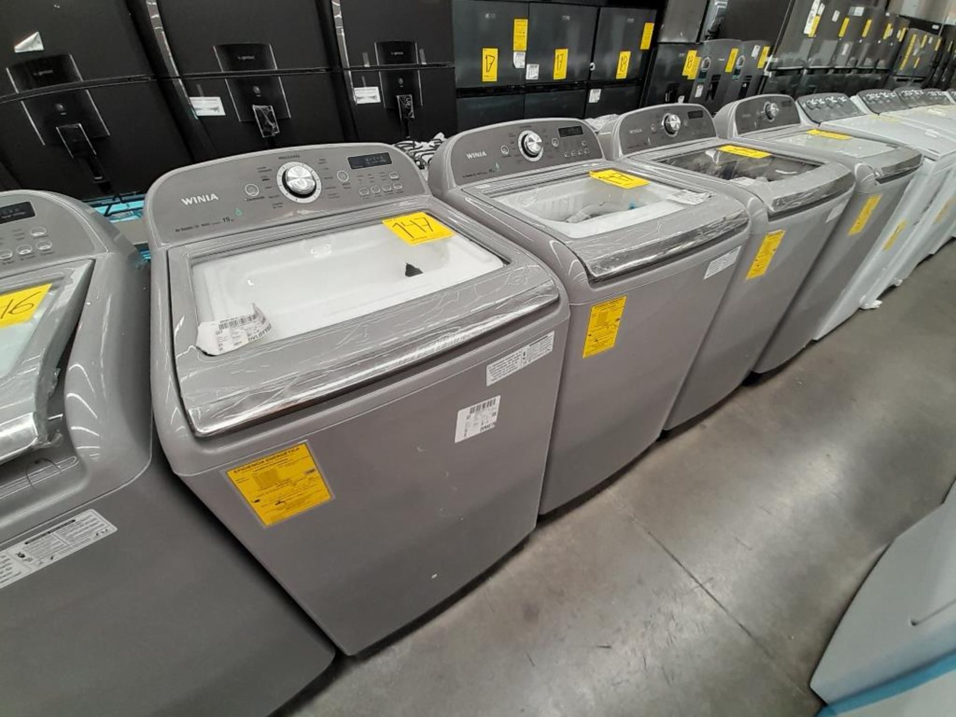 Lote de 2 lavadoras contiene: 1 lavadora de 19 KG Marca WINIA, Modelo DG1B386CWW1, Serie ND, Color - Image 2 of 6