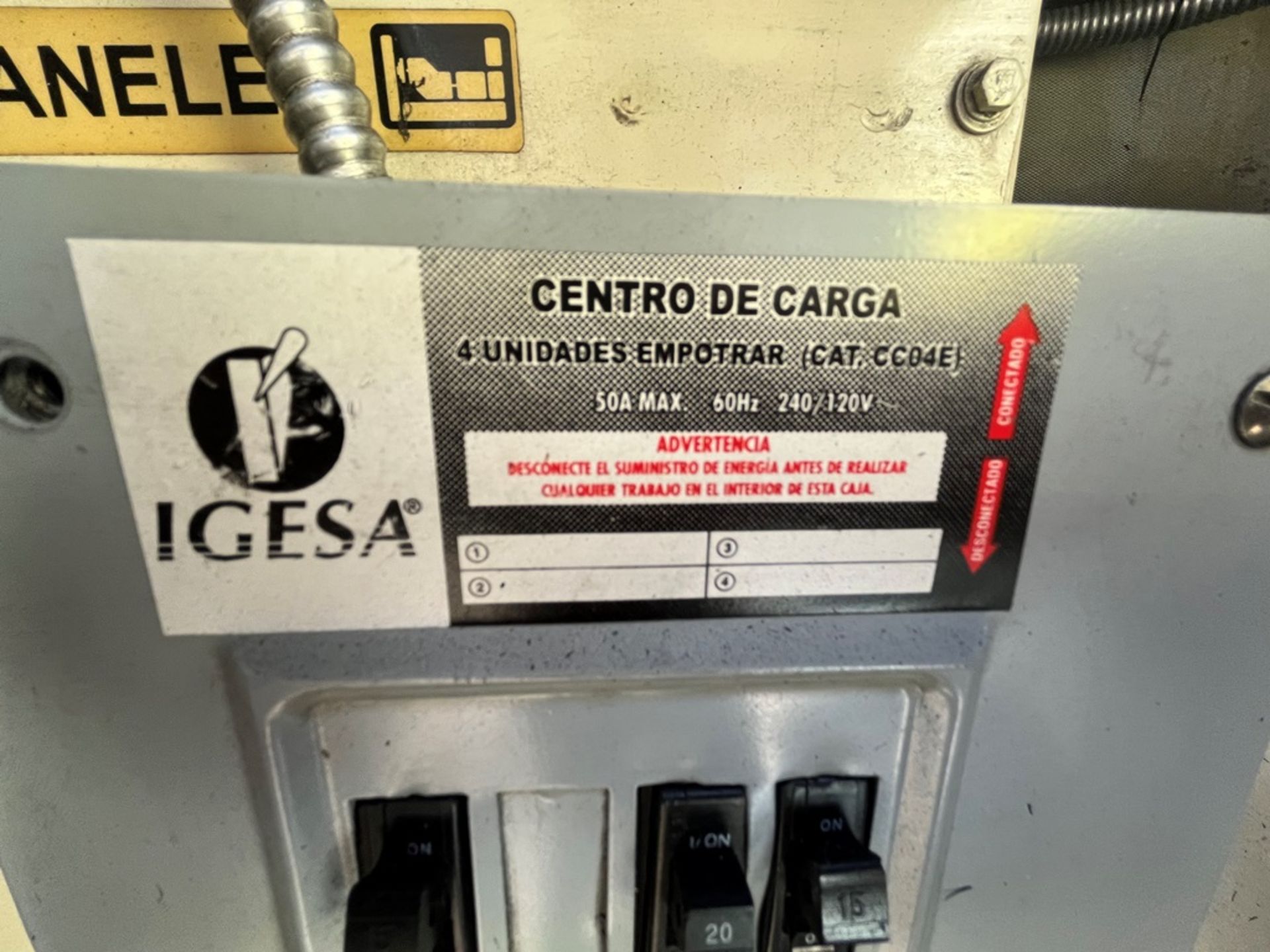 Planta de emergencia Marca ND automática, Serie ND, Capacidad de 150 kW, Año ND, Equipada con motor - Image 12 of 15