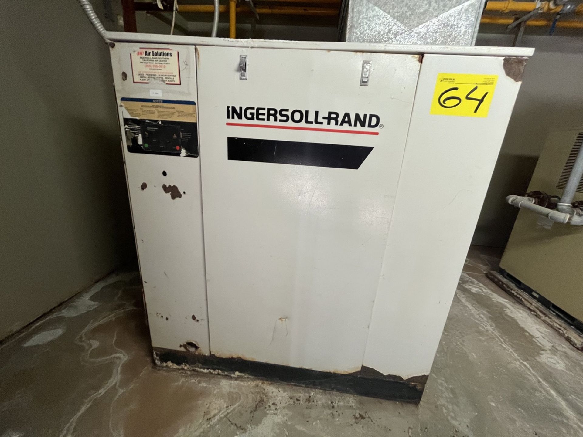 Ingersoll Rand High Pressure Compressor, Model SSR-EP100; Series CK3181U00088; 100 hp, 230/460V, 60 - Bild 6 aus 13