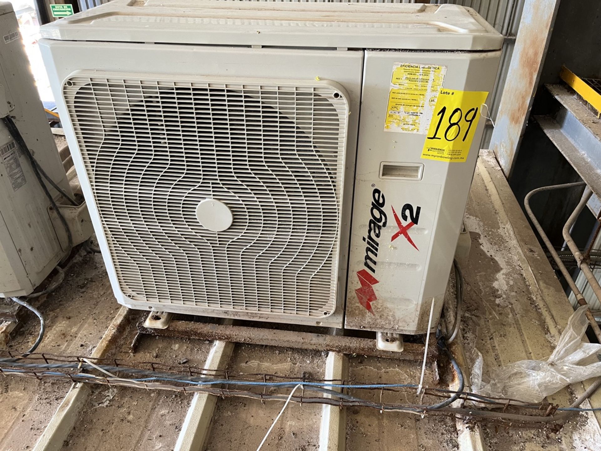 Mirage Minisplit air conditioner, Model EXF261F, Series EXF261F7031602320, 220 Volts, 60 Hz; Includ - Image 2 of 5