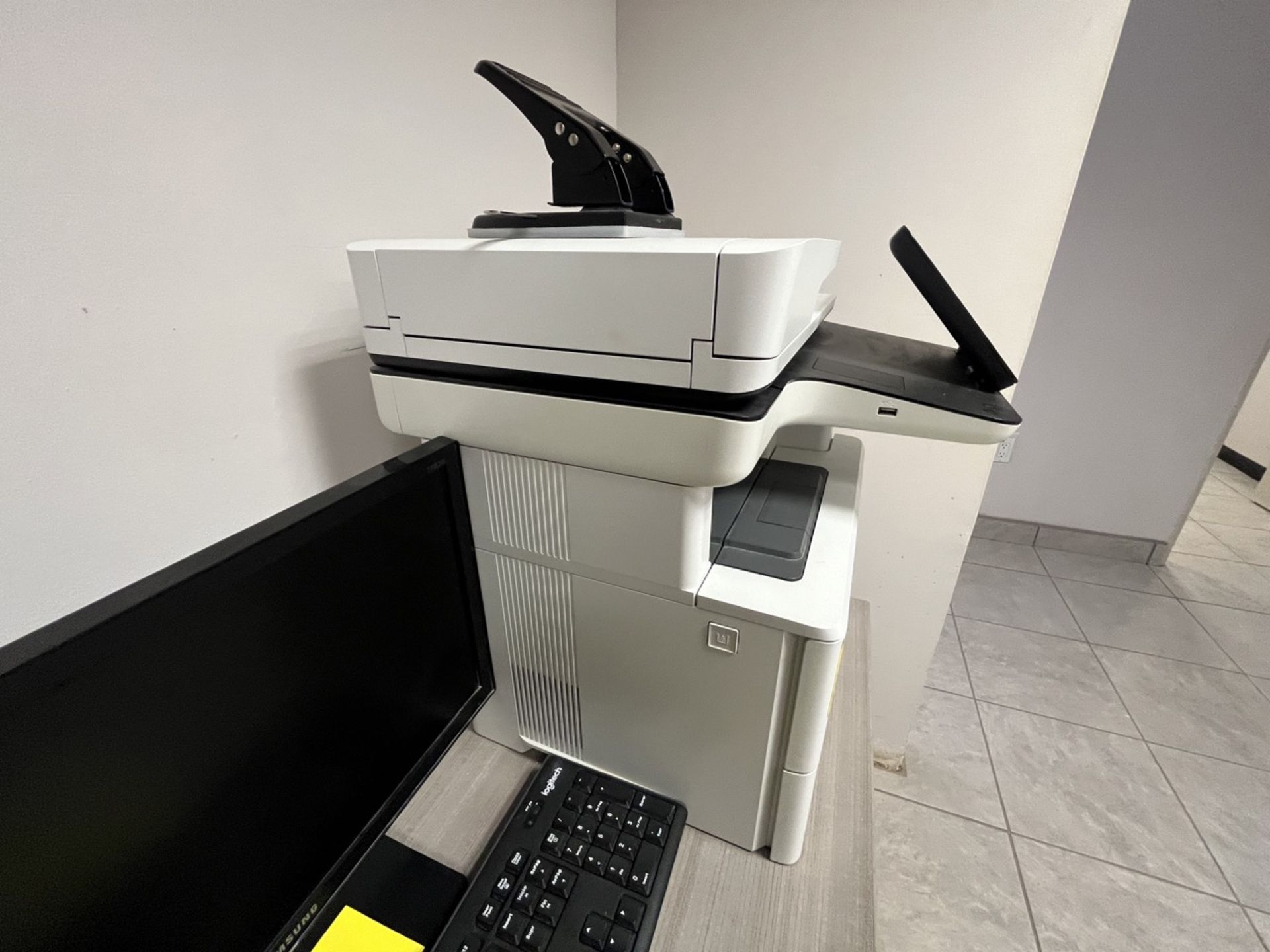 Multifunctional printer HP LaserJet Enterprise MFP M527, Model F2A76A, MXBCK1H0ZV Series; Samsumg M - Image 5 of 13