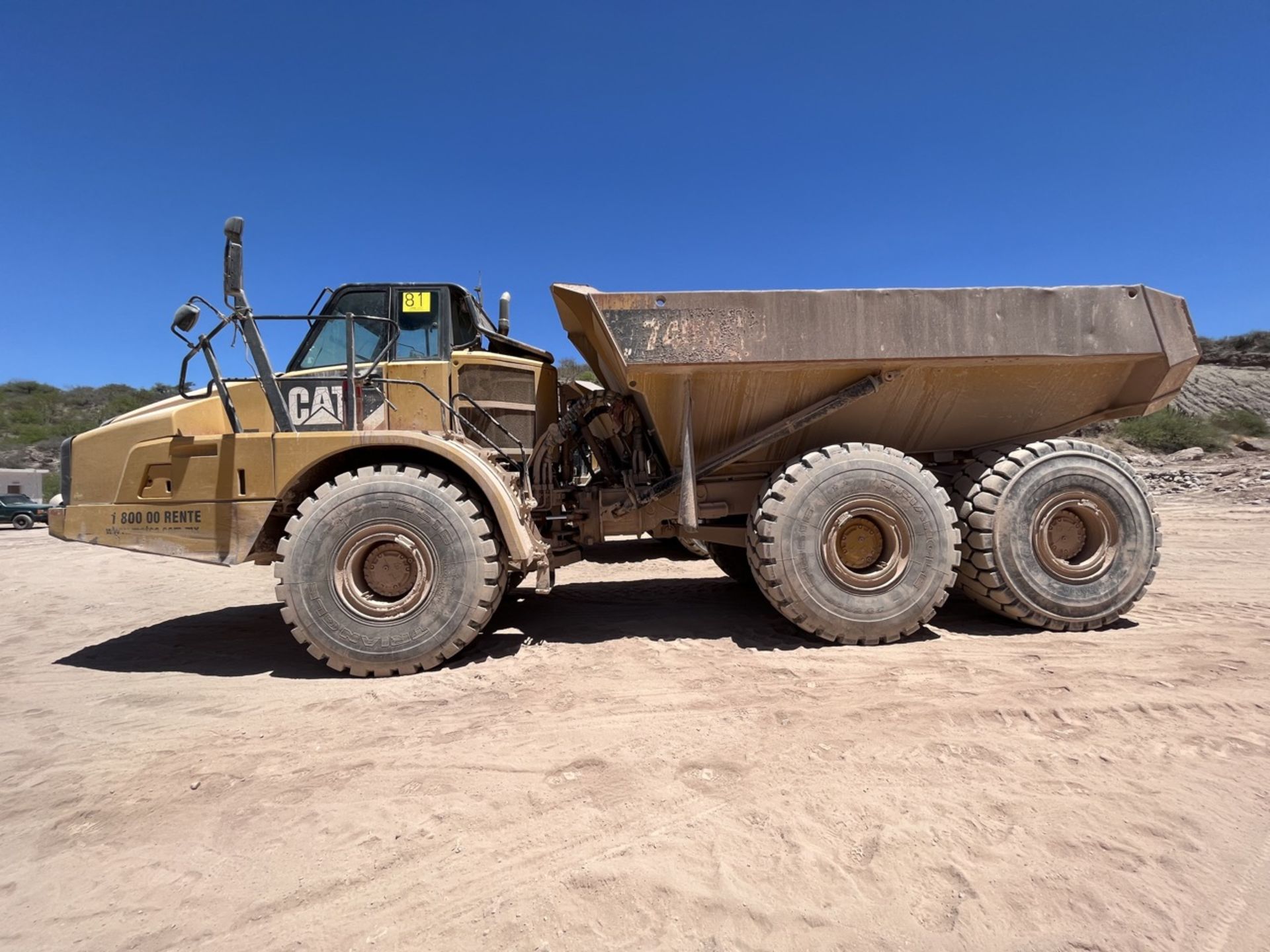 Caterpillar Articulated Dump Truck, Model 740B, Series CAT0740BLLL4E02418 , Year 2013, Hours Used: - Image 4 of 44