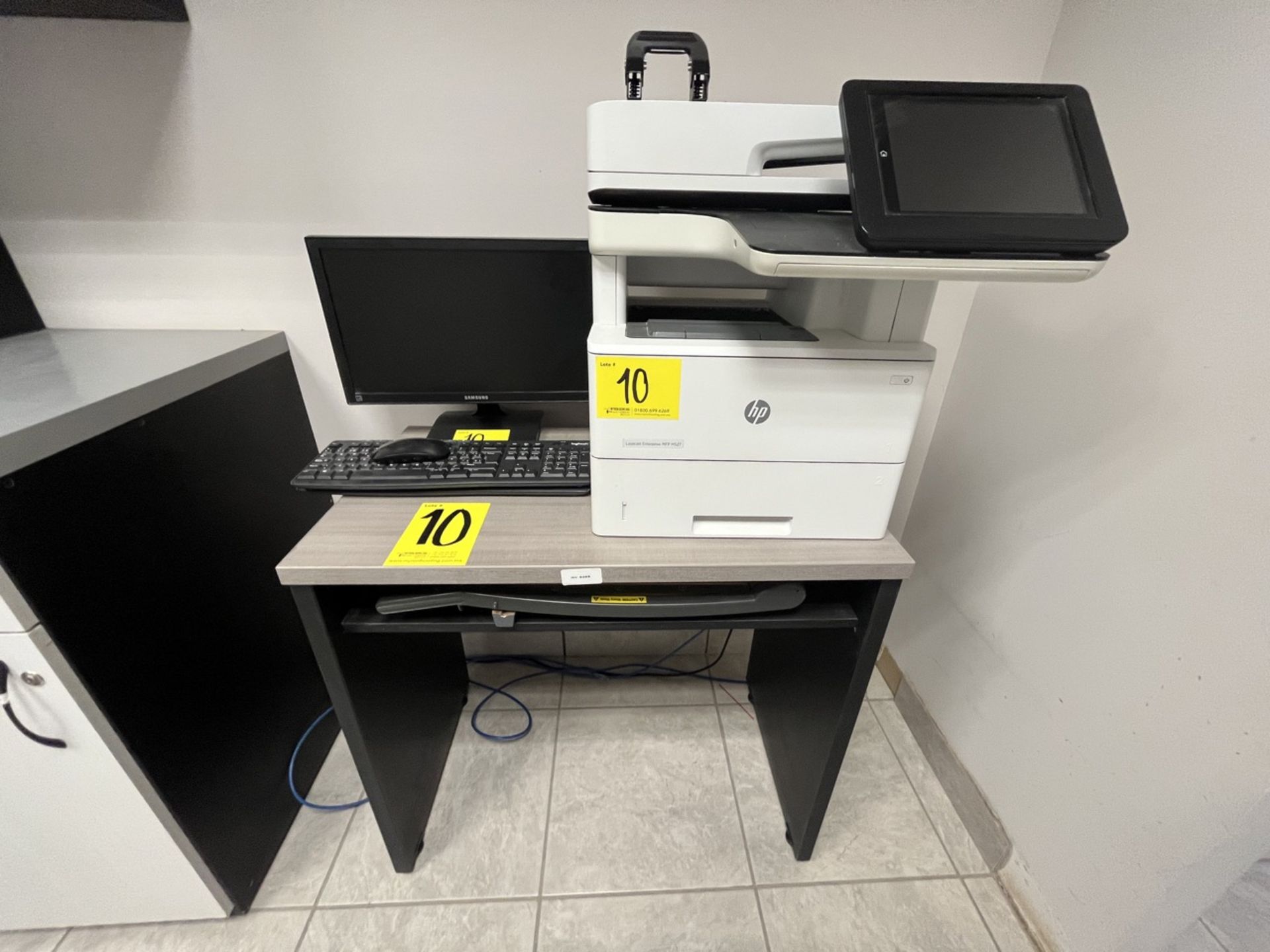 Multifunctional printer HP LaserJet Enterprise MFP M527, Model F2A76A, MXBCK1H0ZV Series; Samsumg M - Image 2 of 13