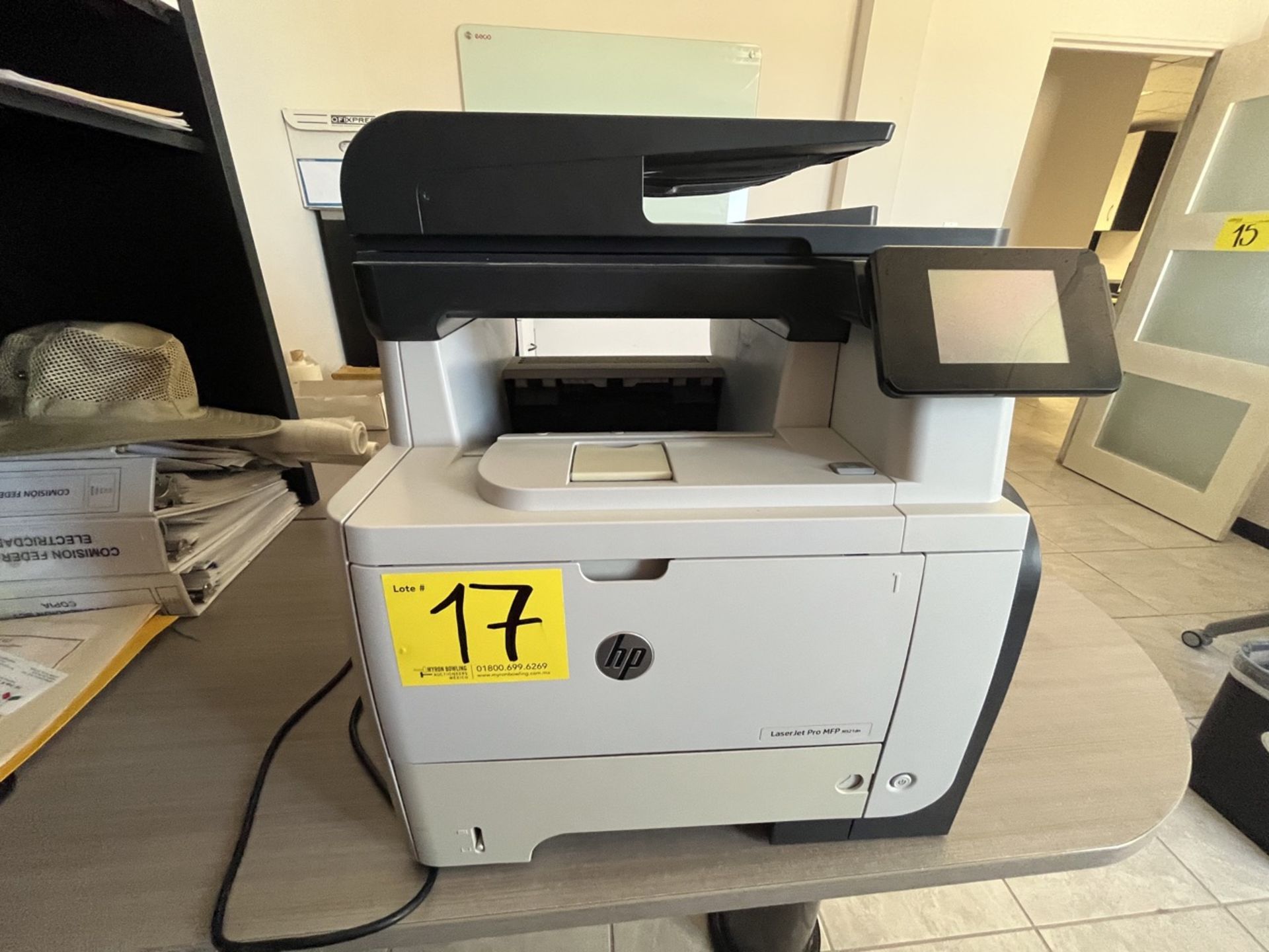 HP LaserJet Pro MFP Multifunctional Printer, Model A8P79A, Series CNB7J34H0M / Impresora multifunc - Bild 8 aus 10