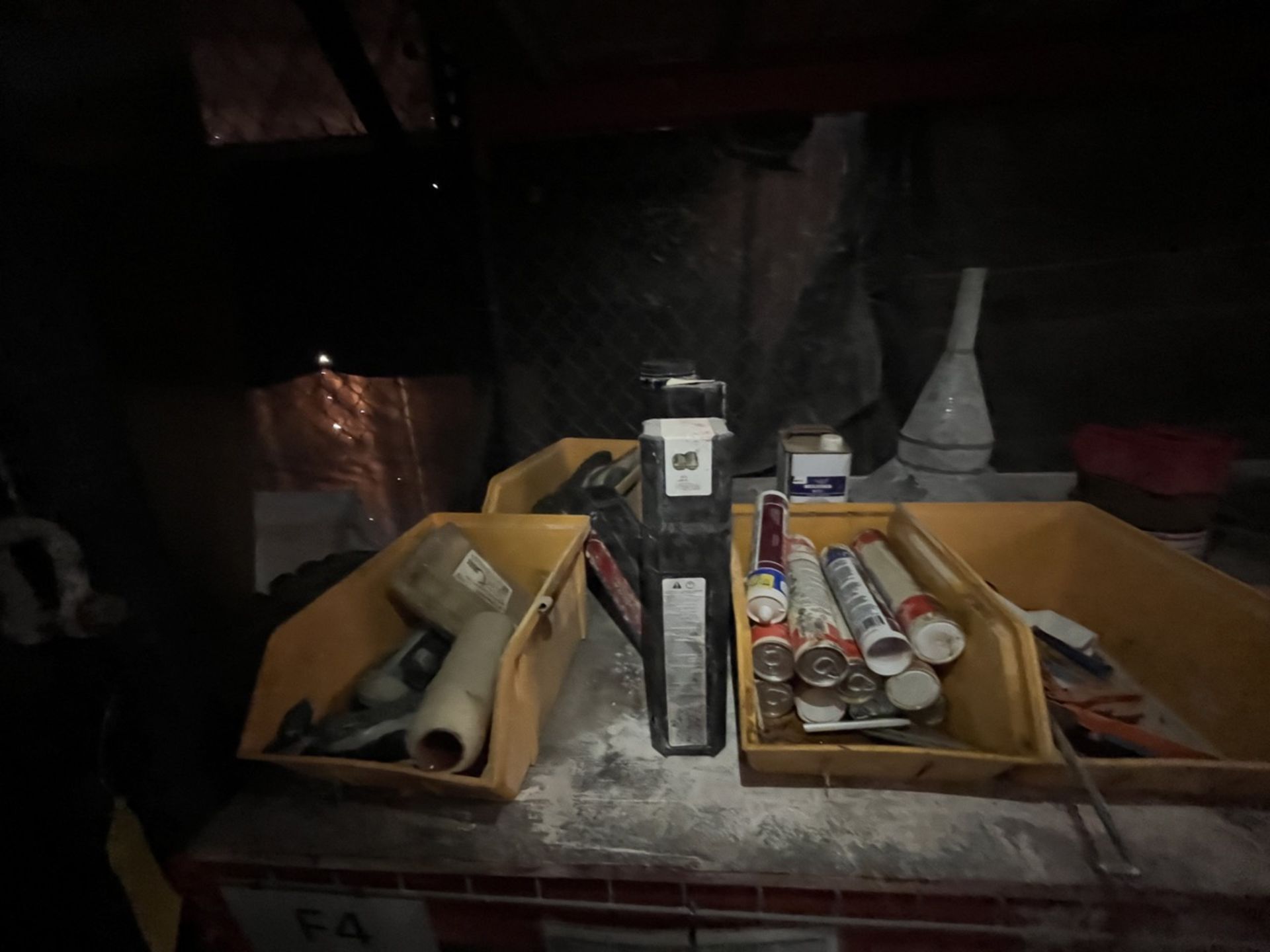 Spare parts lot (zone f2,f3,f4) includes: 5 Boxes of overalls, Dispenser for polymer reducer, Spare - Image 14 of 20