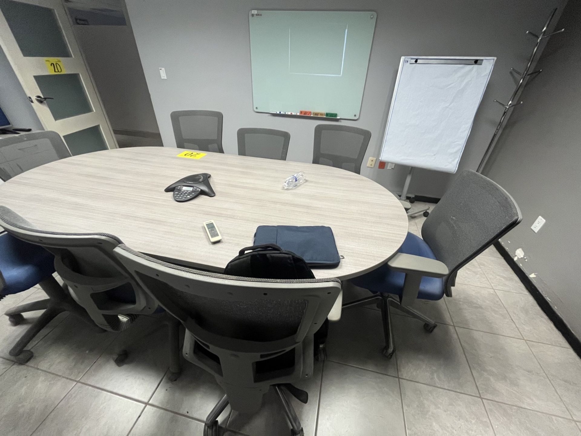 Meetingroom includes: Wooden table with melamine refinement, measuring approximately 3.16 x 1.20 x - Image 6 of 14