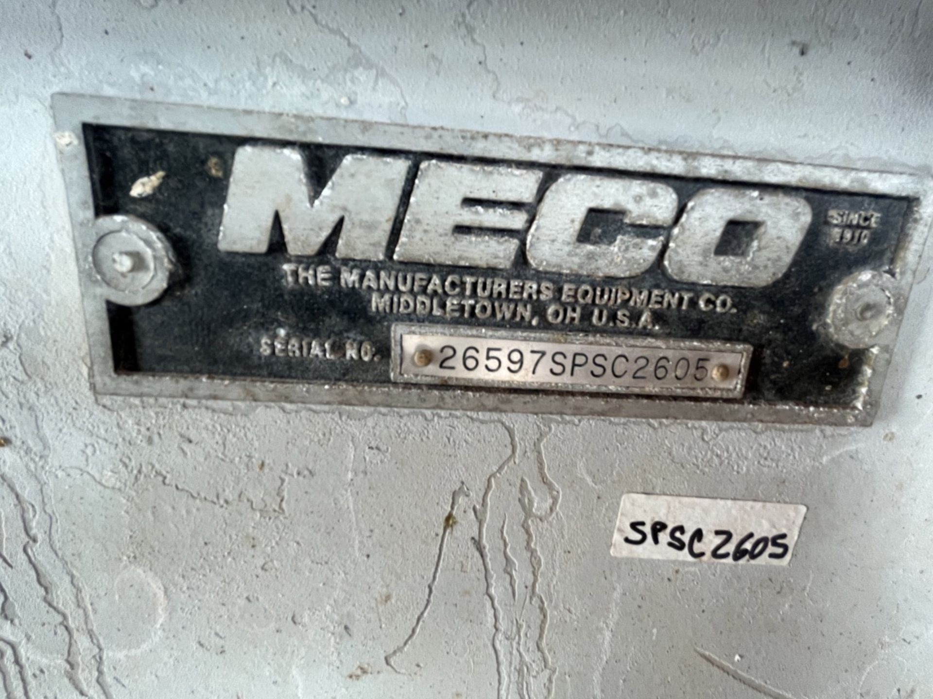 Meco Helical Conveyor, serial number 26597SPSC2605, measuring approximately 0.50 x 0.60 x 50 linear - Image 15 of 17