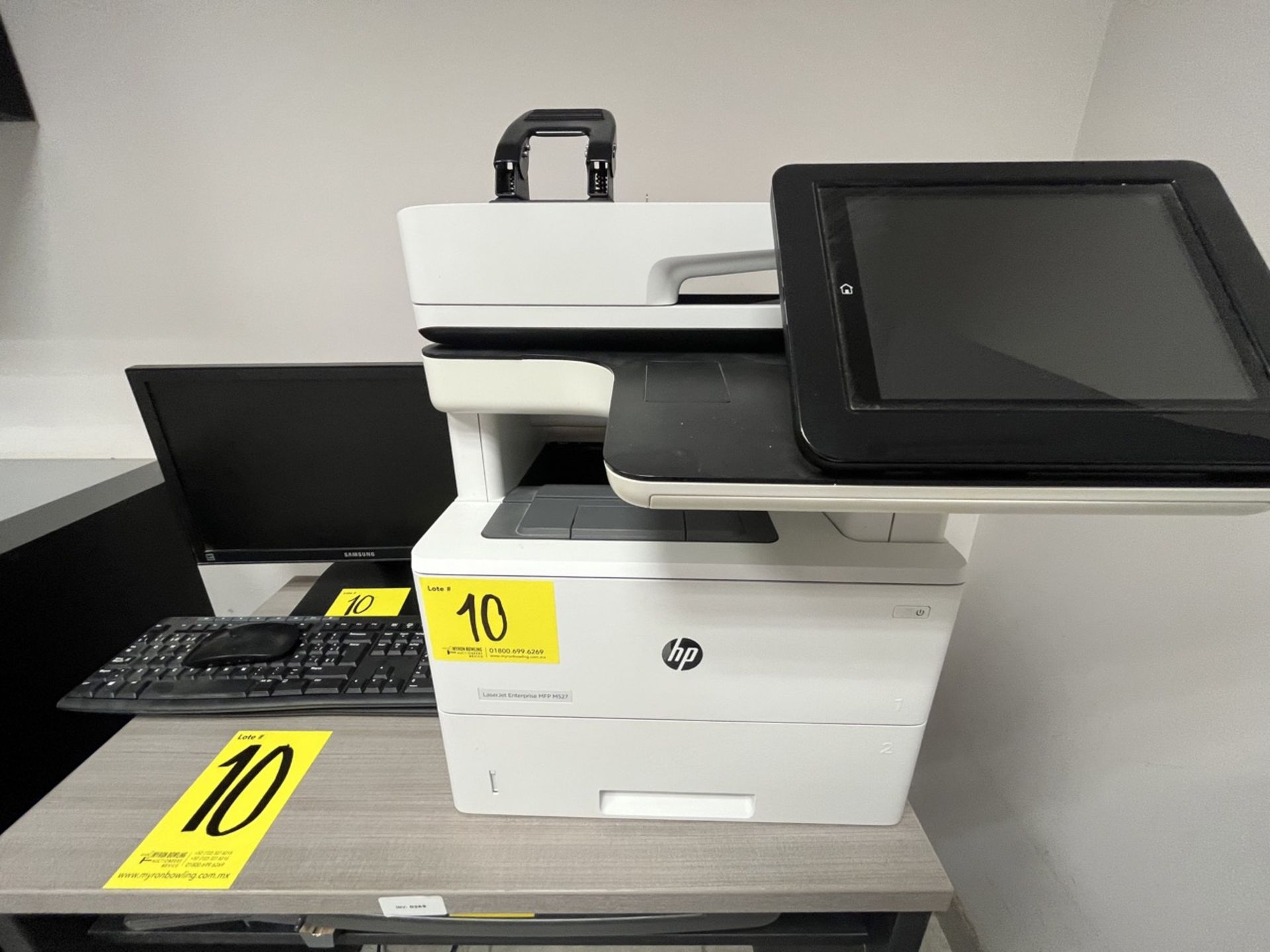Multifunctional printer HP LaserJet Enterprise MFP M527, Model F2A76A, MXBCK1H0ZV Series; Samsumg M - Image 3 of 13