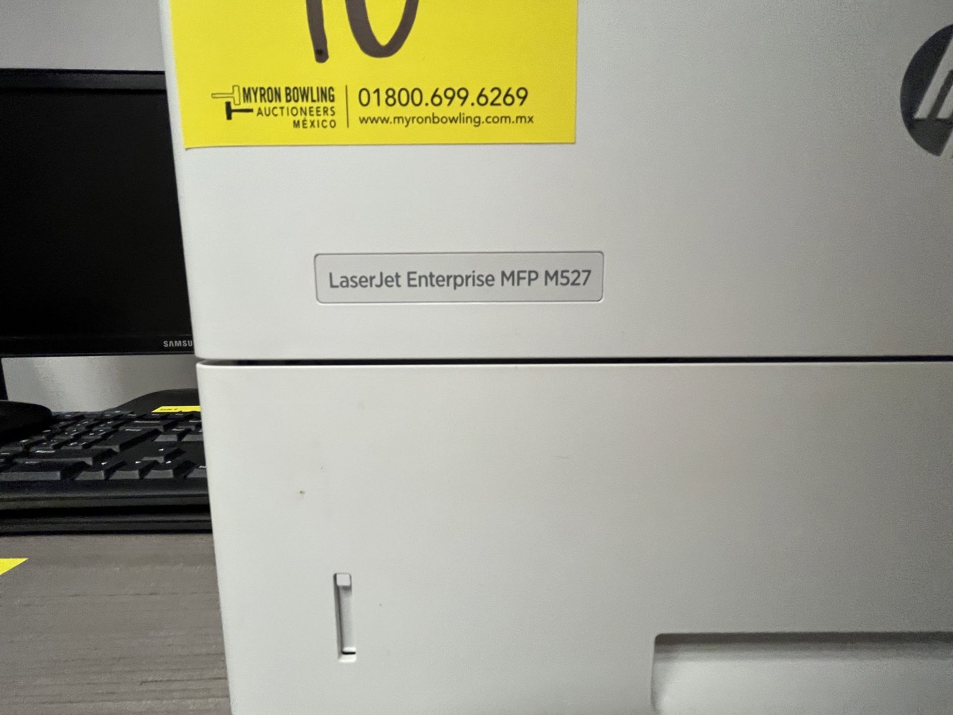 Multifunctional printer HP LaserJet Enterprise MFP M527, Model F2A76A, MXBCK1H0ZV Series; Samsumg M - Image 7 of 13