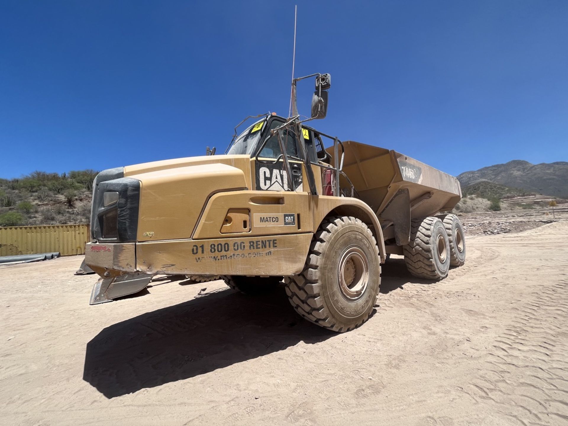 Caterpillar Articulated dump truck, Model 740B, Series CAT0740BAL4E02420 , Year 2013, Hours of use: