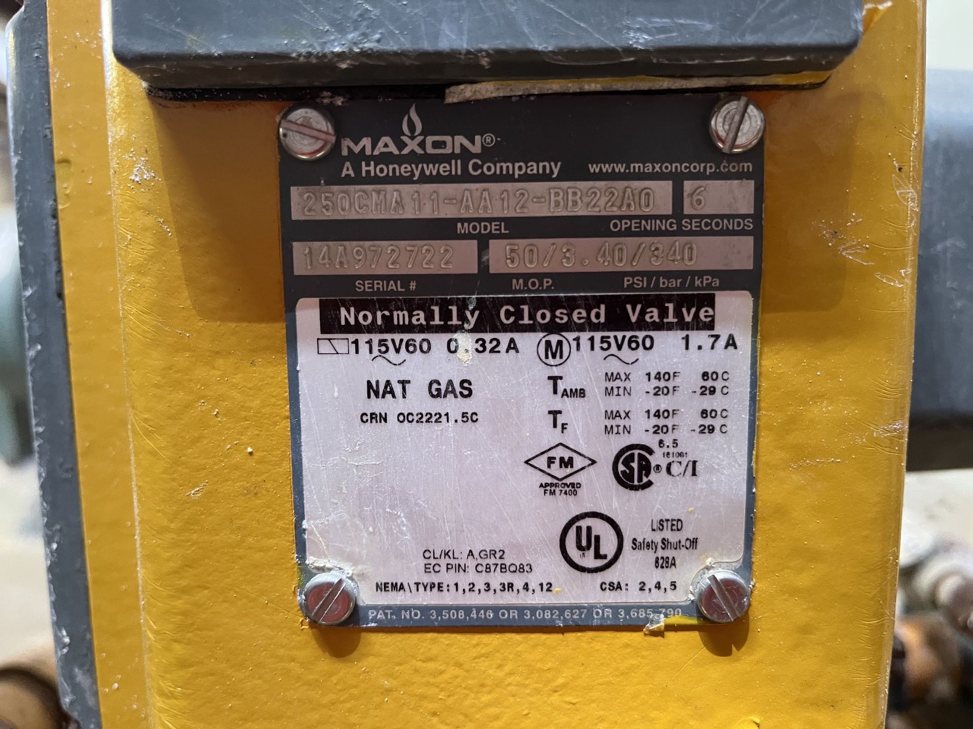 Natural gas dispensing station, with Maxon control board, 2 maxon valves model 250CMA11-AA12.BB22A0 - Image 22 of 31