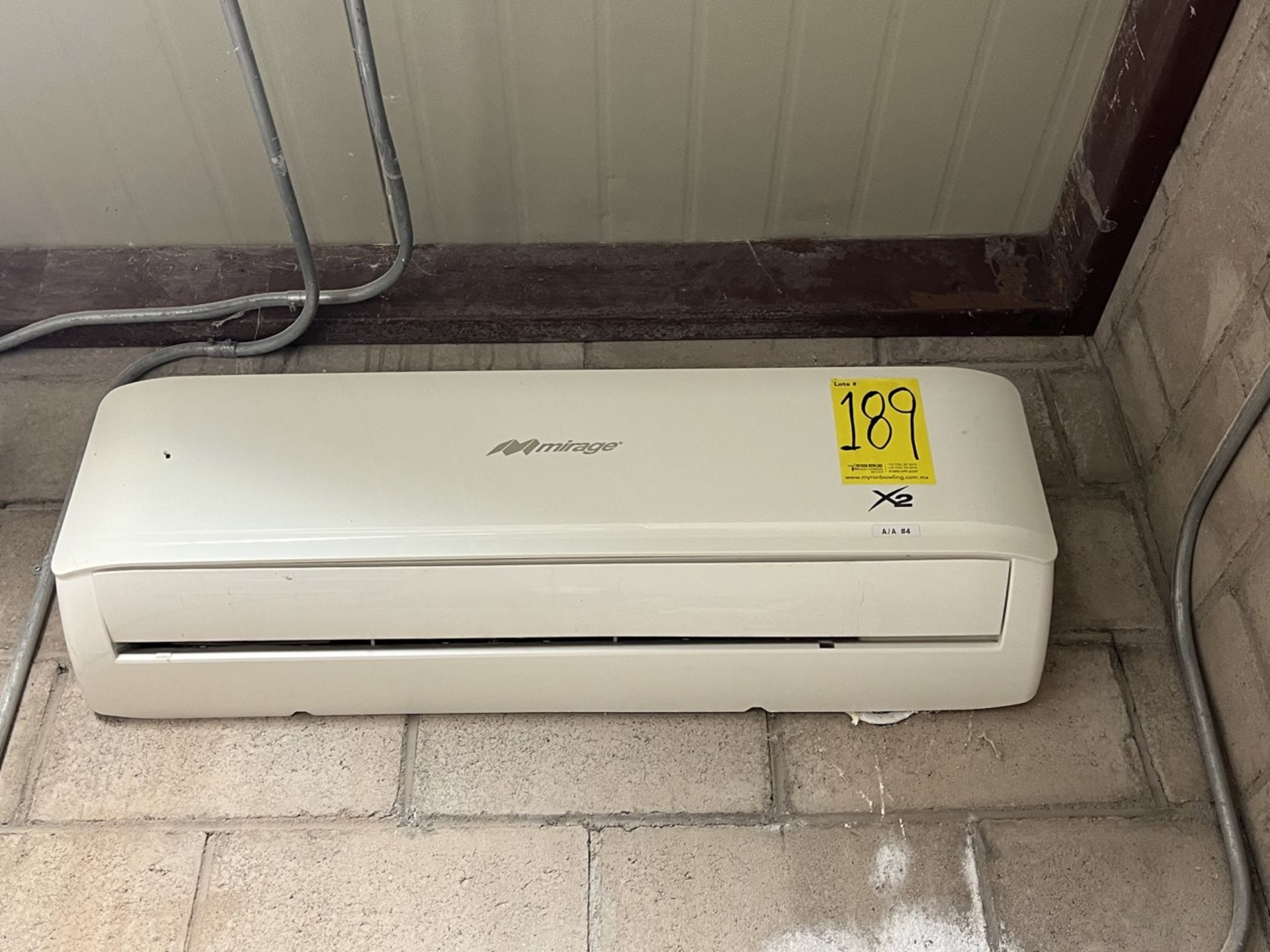 Mirage Minisplit air conditioner, Model EXF261F, Series EXF261F7031602320, 220 Volts, 60 Hz; Includ