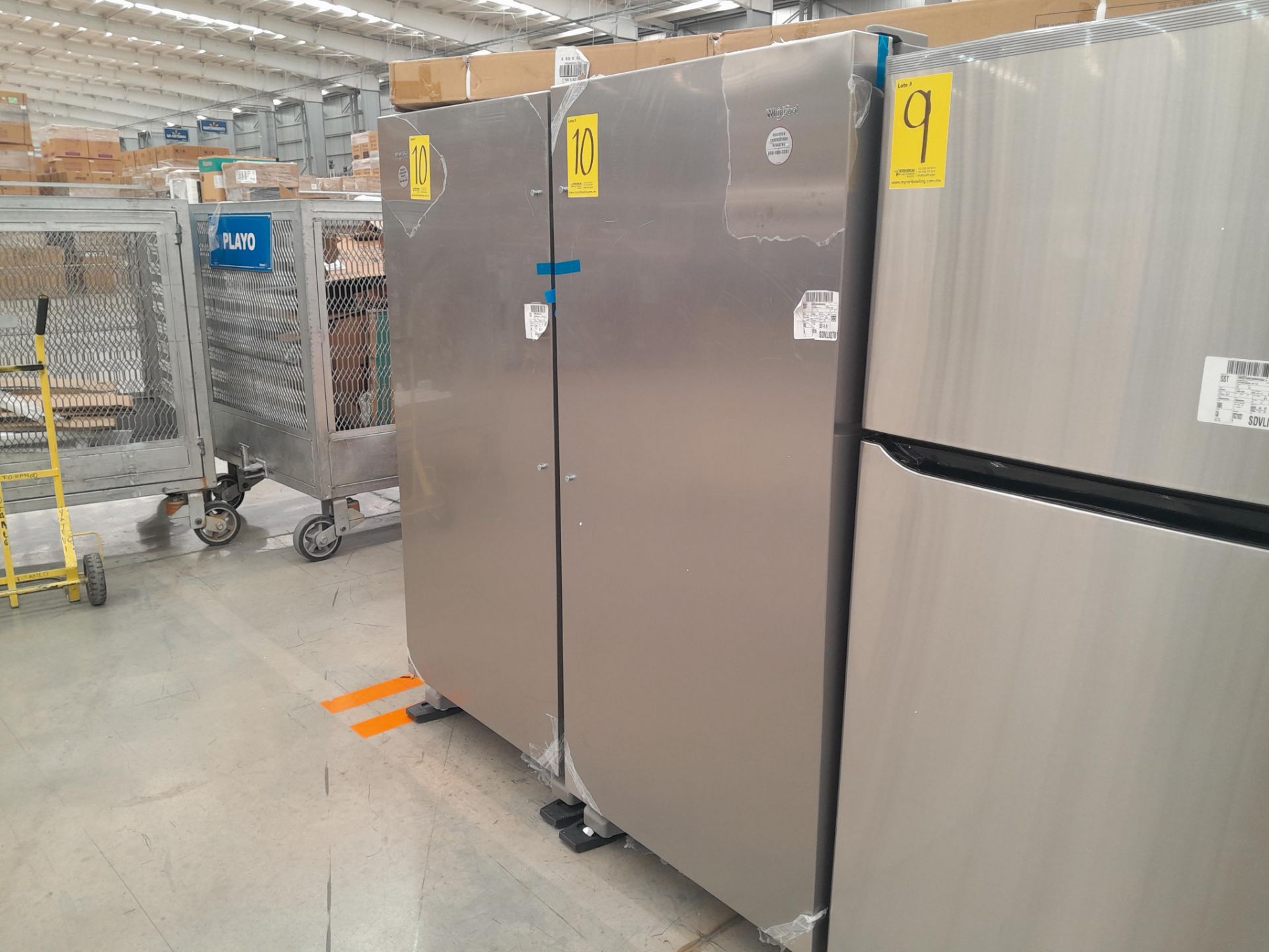 (NUEVO) Lote de 1 Refrigerador de 2 piezas Marca WHIRLPOOL, Modelo WSR57R18D/WSZ57R18D, Serie 10213 - Image 3 of 5