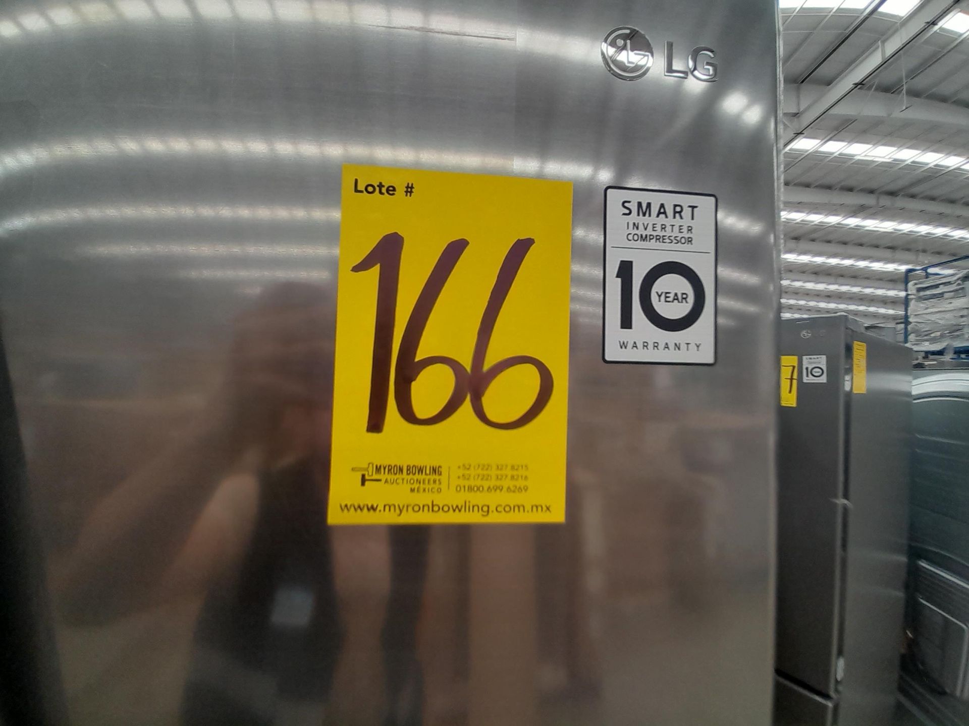 (NUEVO) Lote de 1 Refrigerador Marca LG, Modelo GM65BGSK, Serie H09078, Color GRIS. - Image 5 of 5