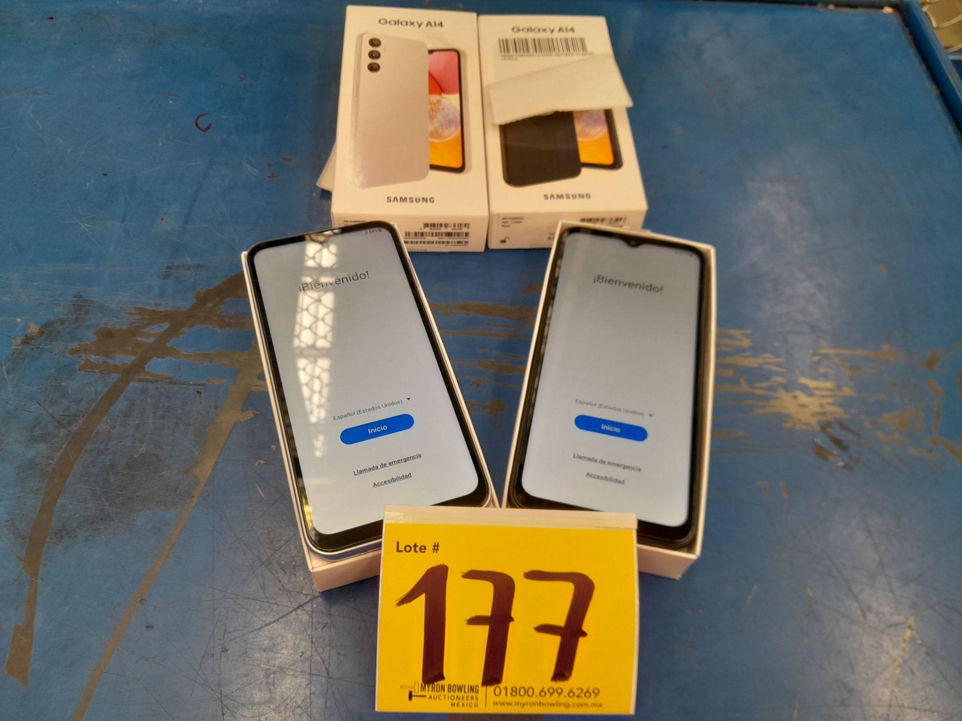 (NUEVO) Lote de 2 Teléfonos contiene: 1 Teléfono Marca SAMSUNG, Modelo GALAXY A14, Serie 0SZJ2A, Co - Image 2 of 10