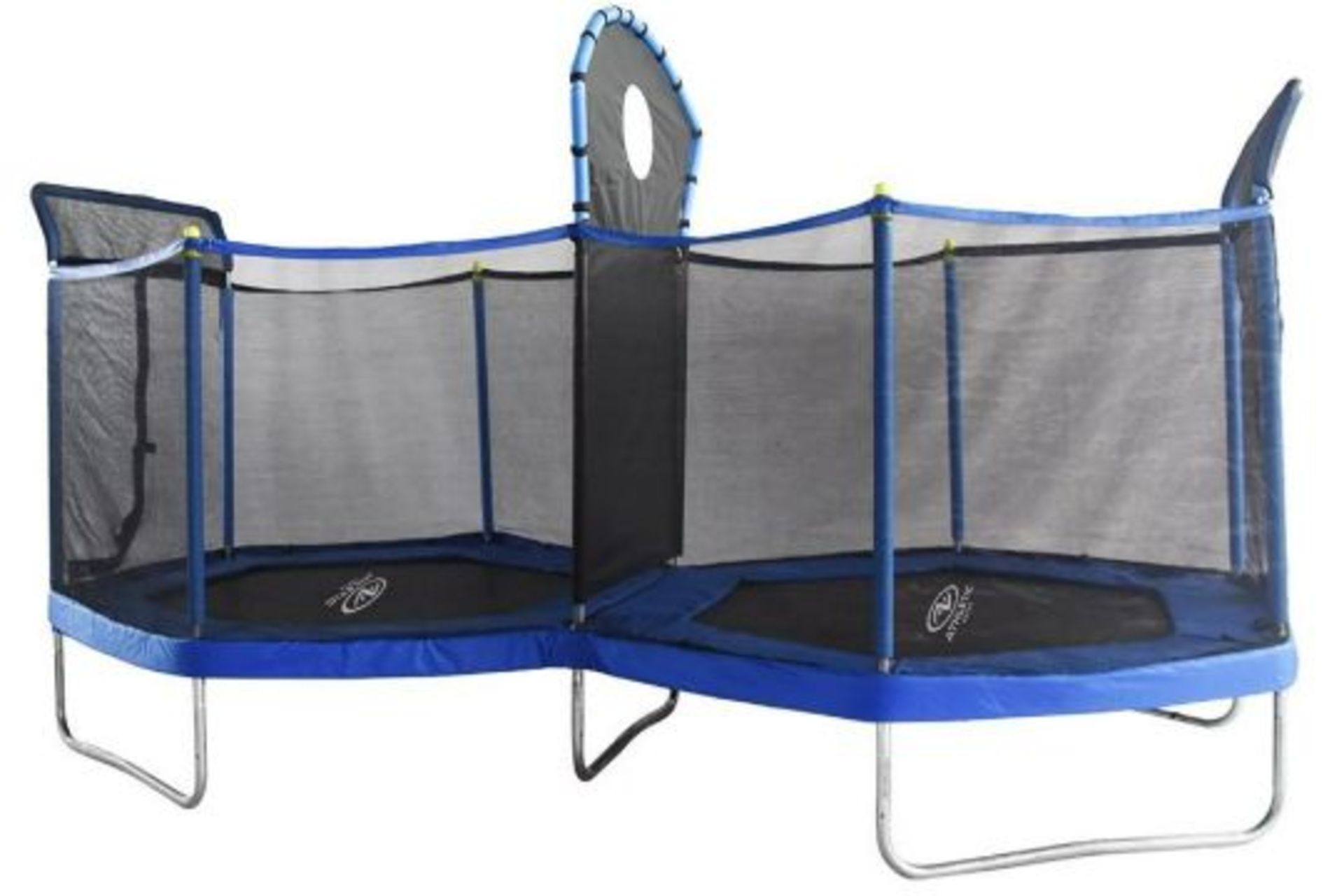 (NUEVO) Lote de 1 pieza de Trampolin Doble de 7 FT, Marca ATHLETIC WORKS, Modelo TR84B21B6