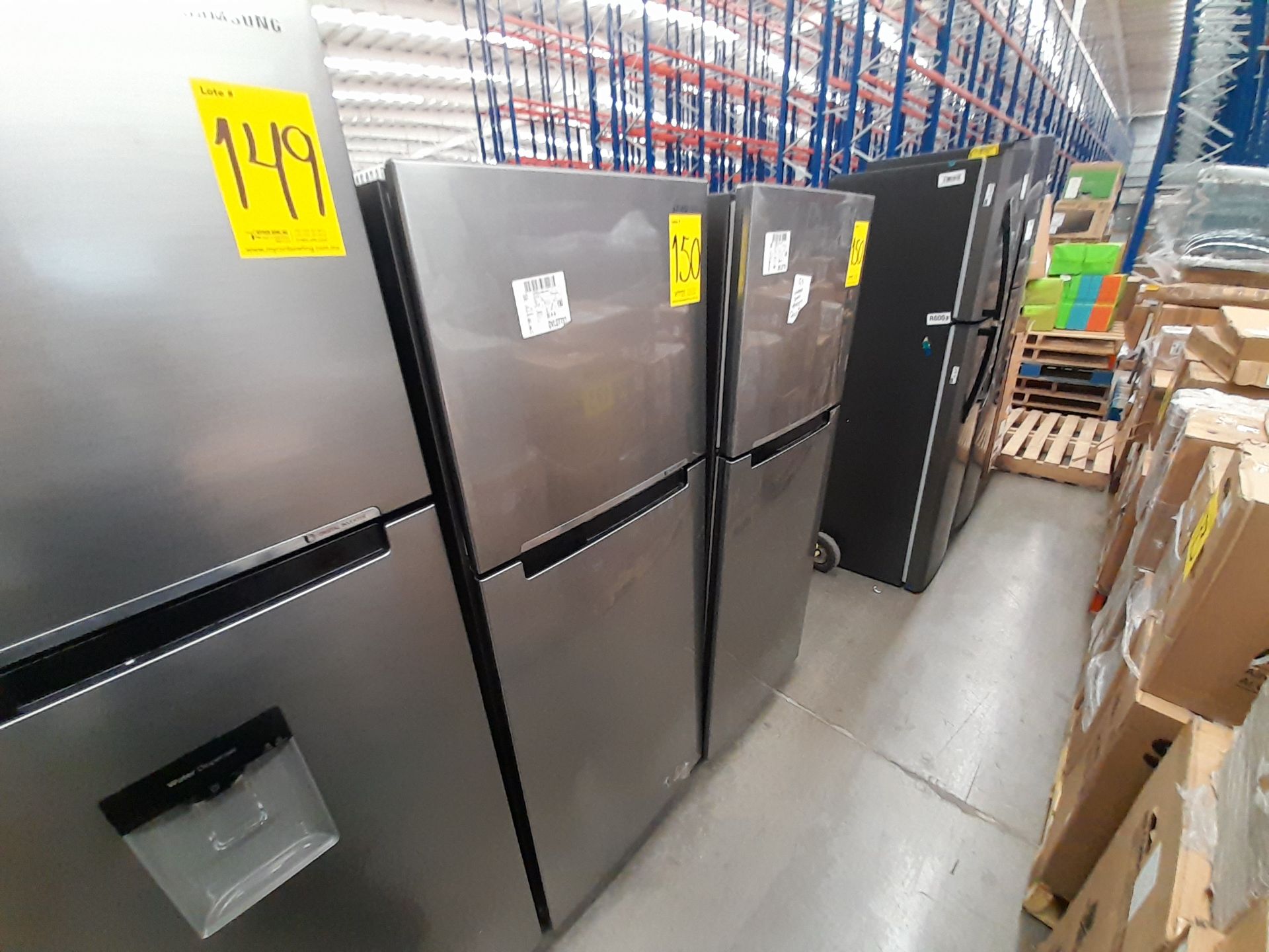 Lote de 2 refrigeradores contiene: 1 refrigerador Marca SAMSUNG, Modelo RT29A500JS8, Serie 03920W, - Image 2 of 8