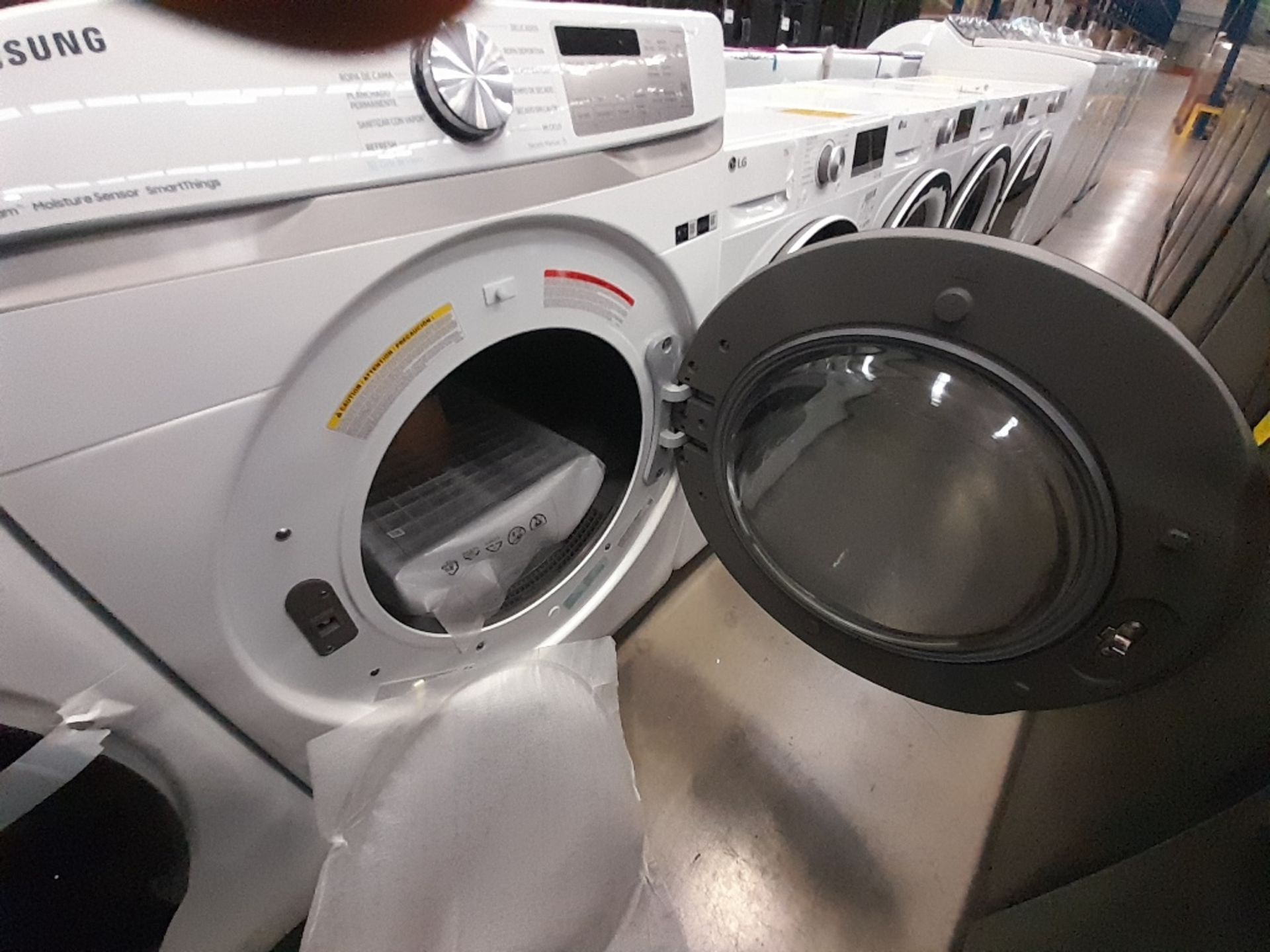 Lote de 1 lavadora y 1 Secadora contiene: 1 lavadora de 22 KG, Marca SAMSUNG, Modelo WF22R6270AV, S - Image 6 of 8