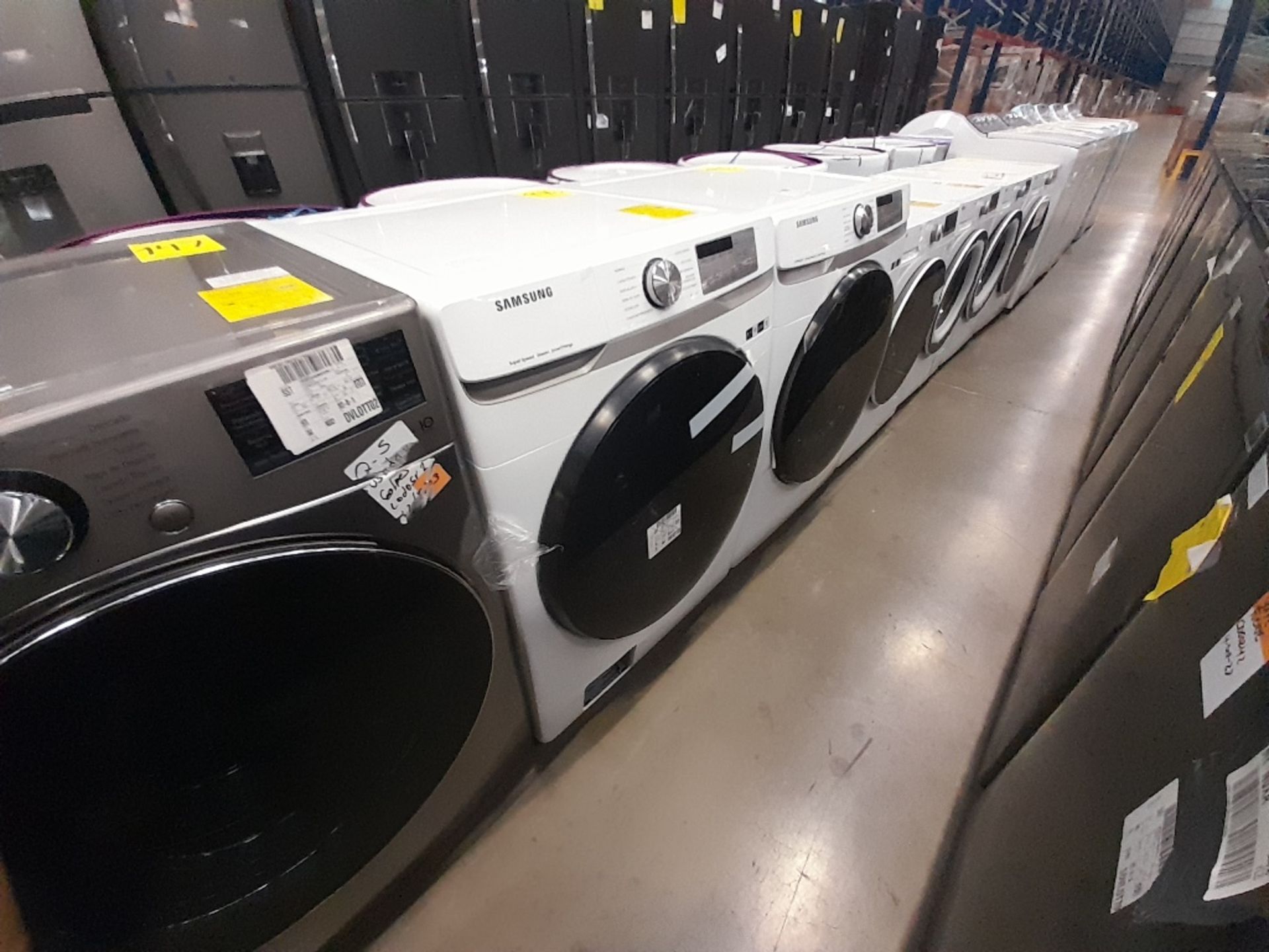 Lote de 1 lavadora y 1 Secadora contiene: 1 lavadora de 22 KG, Marca SAMSUNG, Modelo WF22R6270AV, S - Image 4 of 8