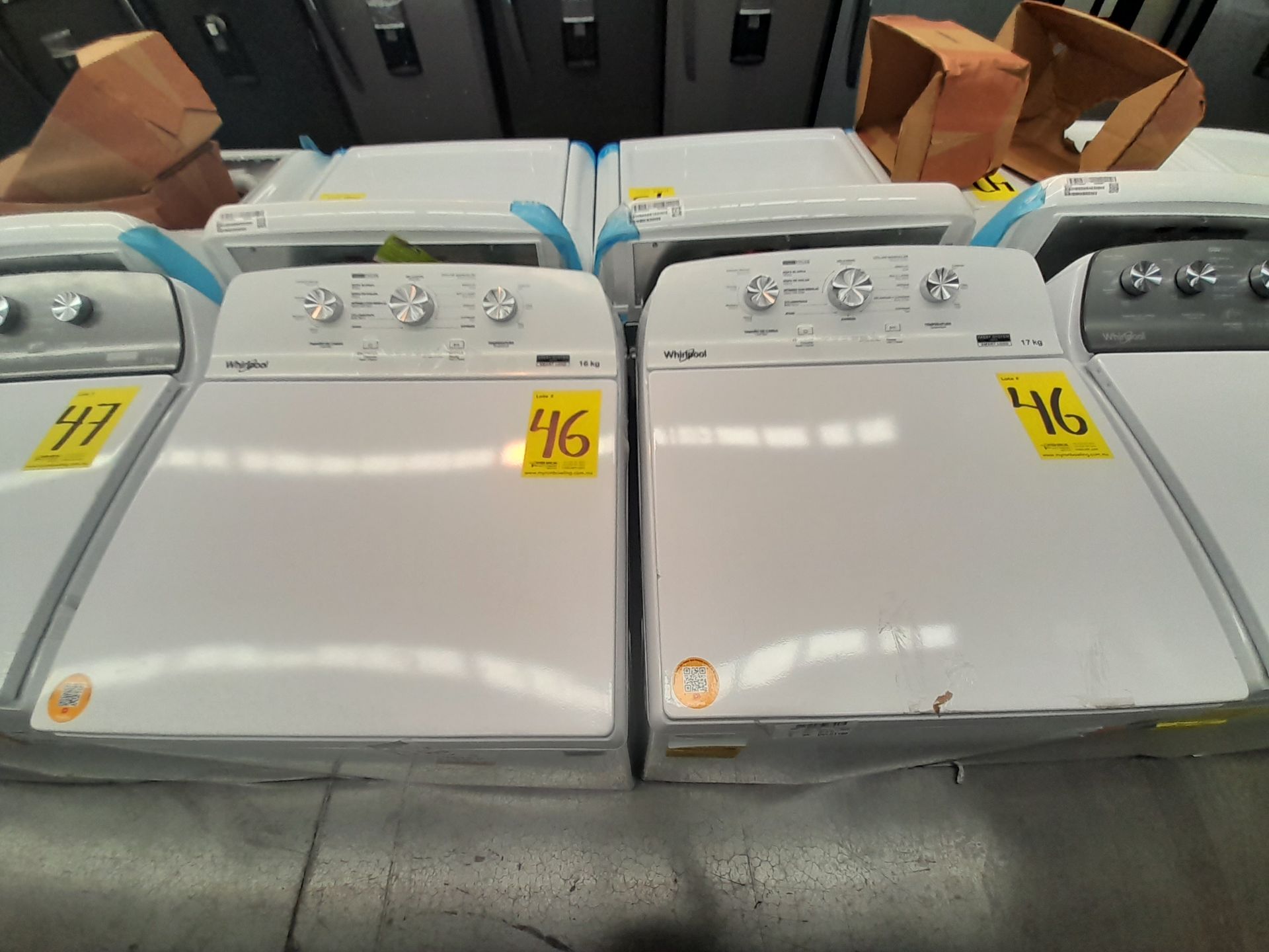 Lote de 2 lavadoras contiene: 1 lavadora de 17 KG, Marca WHIRPOOL, Modelo 8MWTW1713MJQ1, Serie ND, - Image 4 of 6