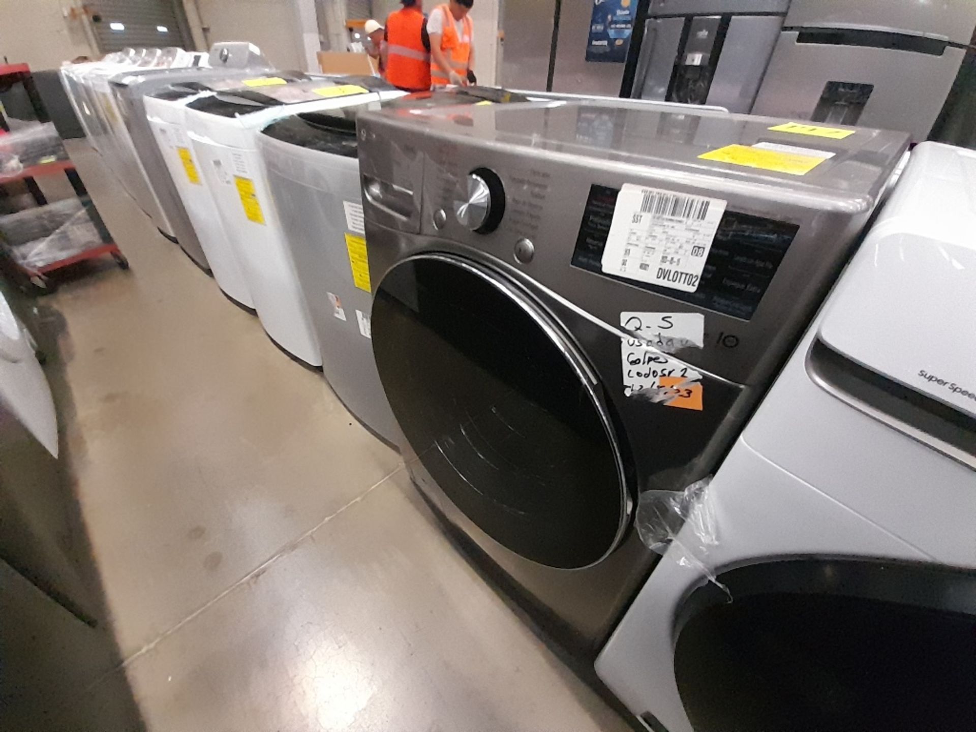 Lote de 1 lavadora y 1 Lavasecadora contiene: 1 lavadora de 18 KG, Marca LG, Modelo WT18DV6, Serie - Image 3 of 8