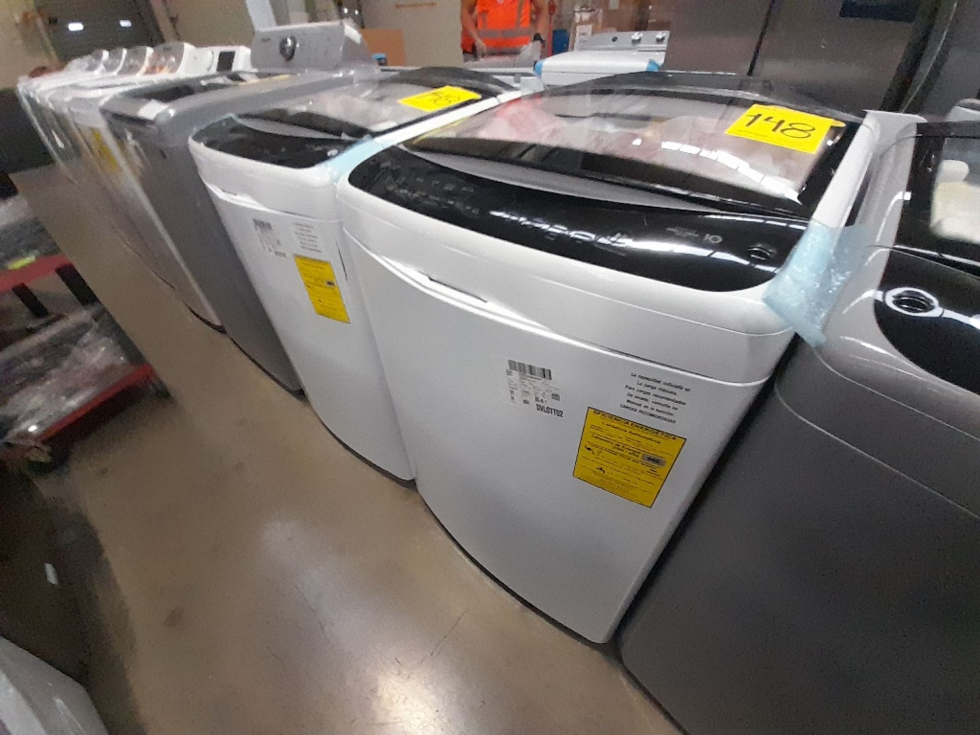 Lote de 2 lavadoras contiene: 1 lavadora de 19 KG, Marca LG, Modelo WT19WV6, Serie ND, Color BLANCO - Image 3 of 5